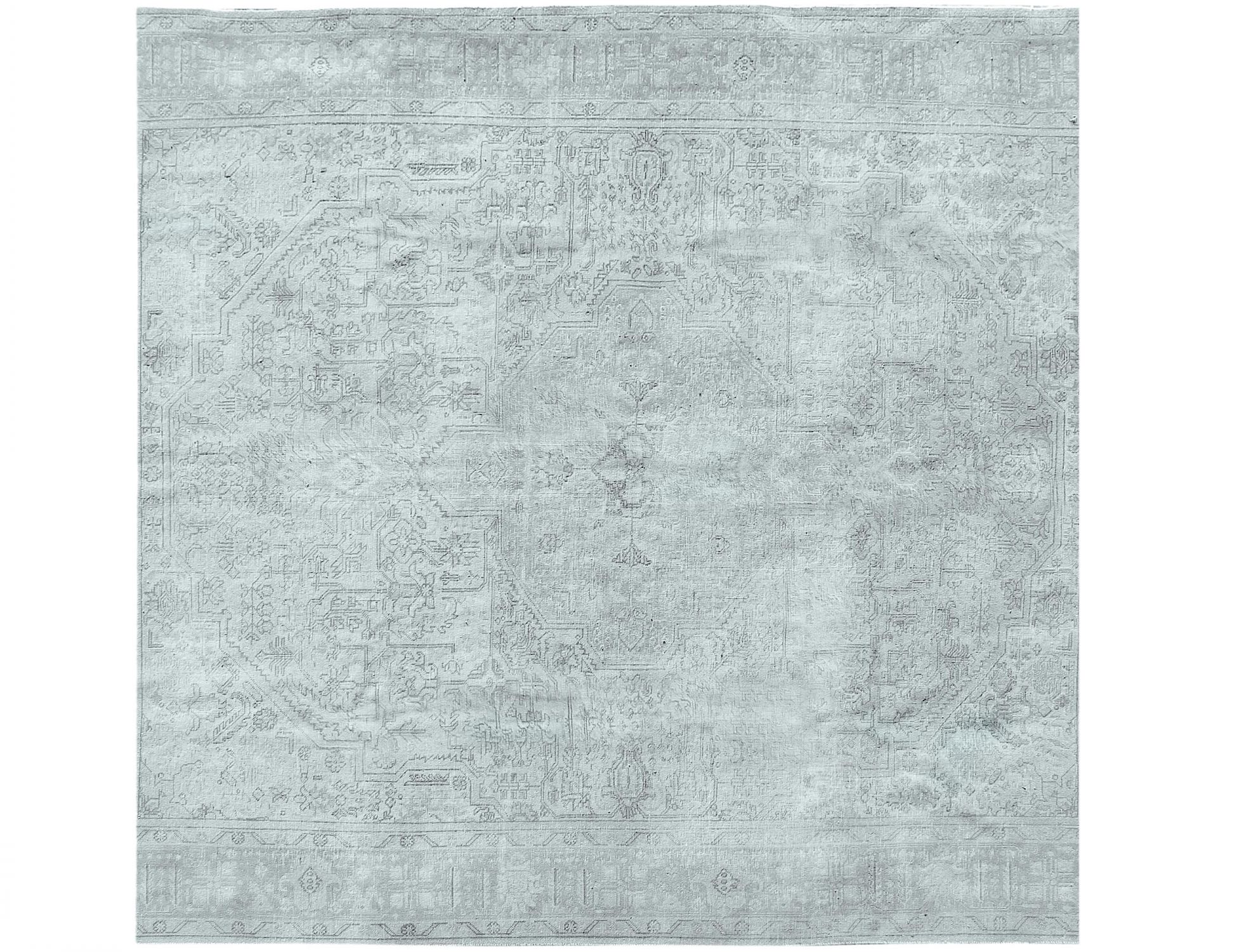 Tappeto vintage persiano  verde <br/>300 x 300 cm
