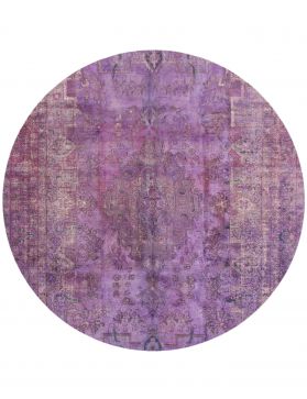 Tapis Persan vintage 280 x 280 violet