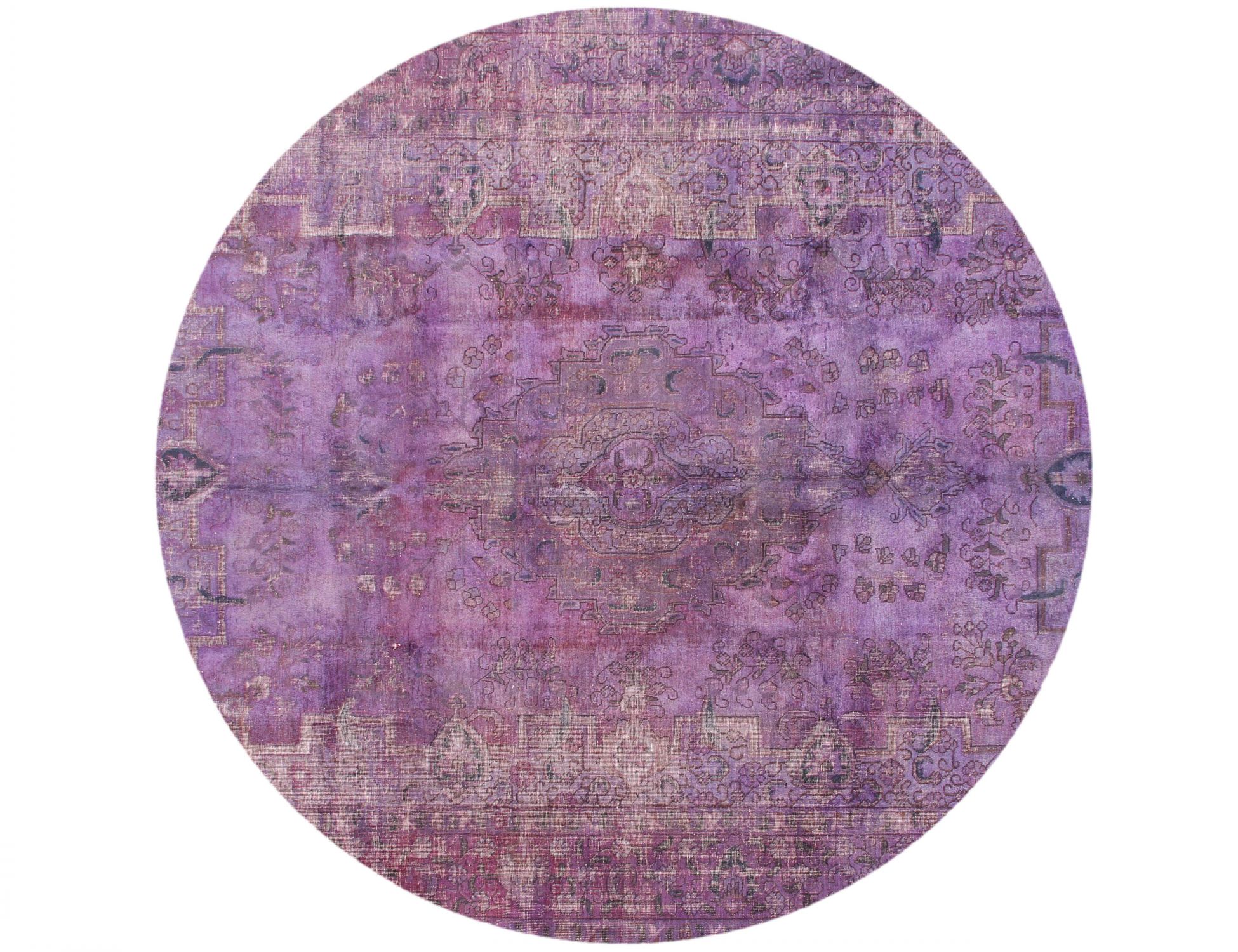 Persischer Vintage Teppich  lila <br/>280 x 280 cm