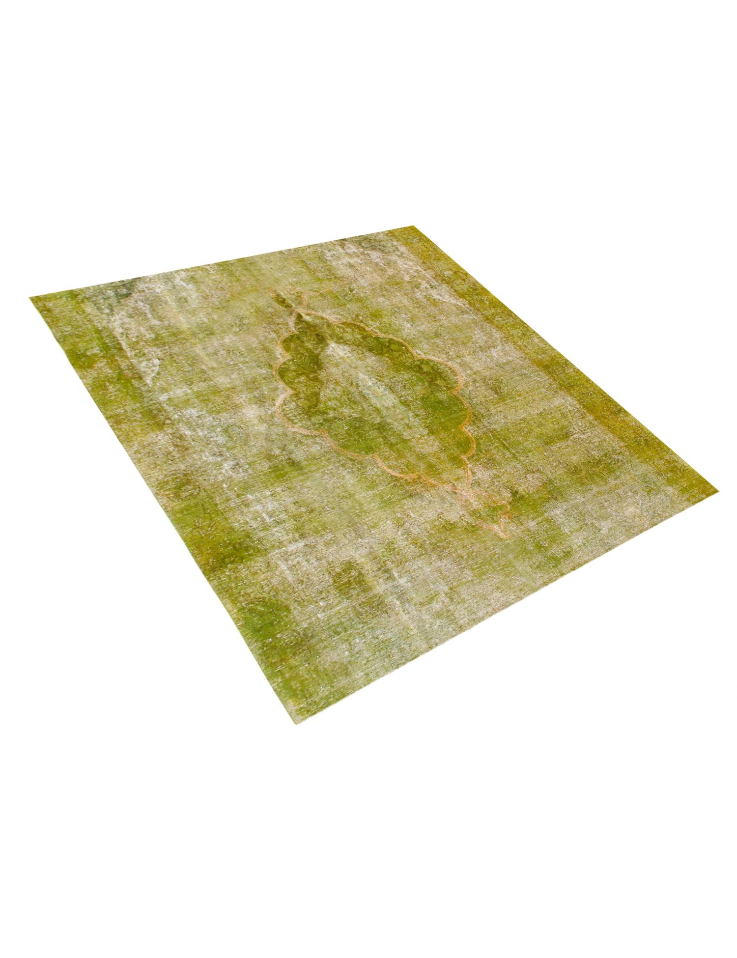 Persischer Vintage Teppich  grün <br/>275 x 275 cm