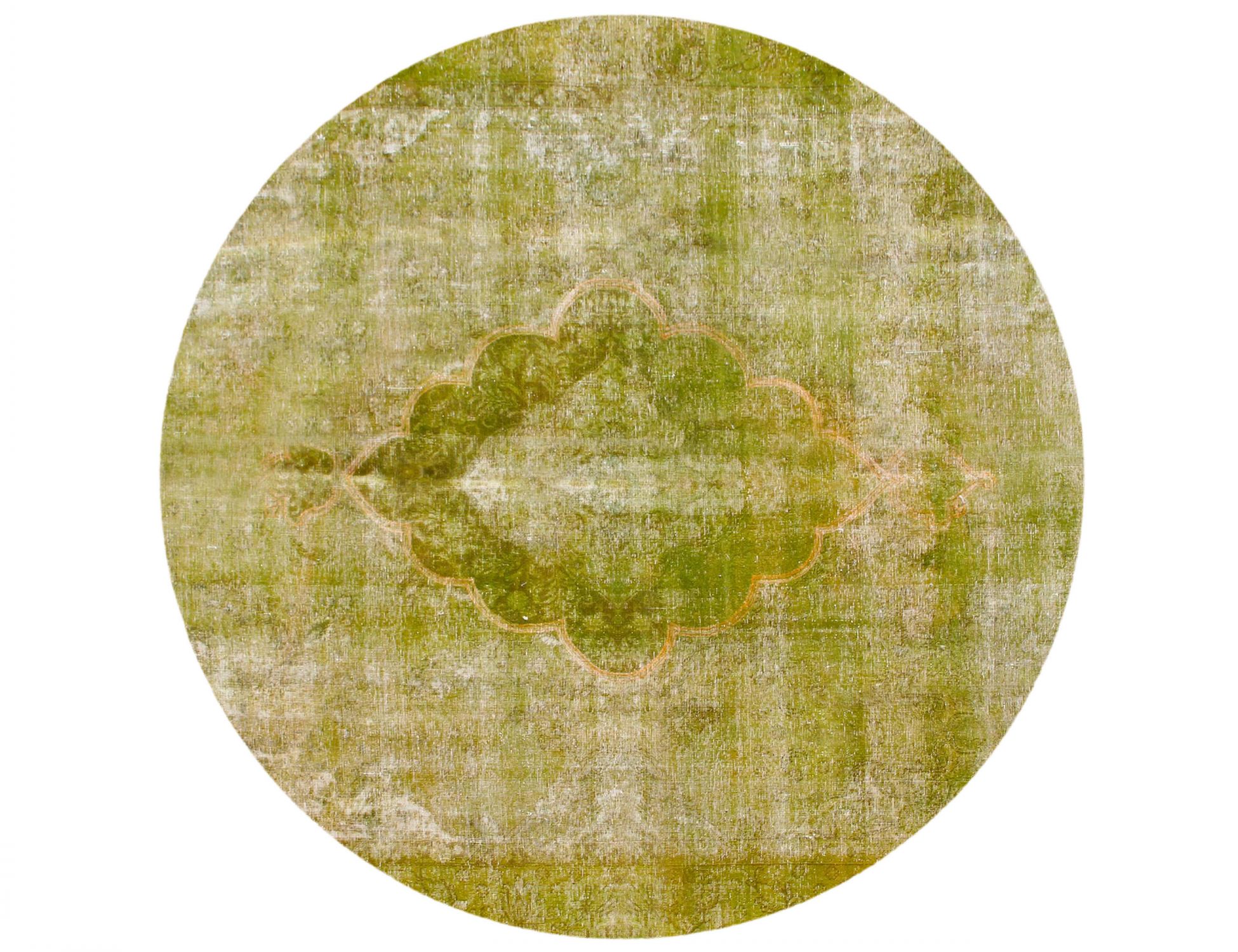 Tappeto vintage persiano  verde <br/>275 x 275 cm