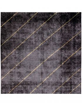 Tapis Persan vintage 218 x 218 noir