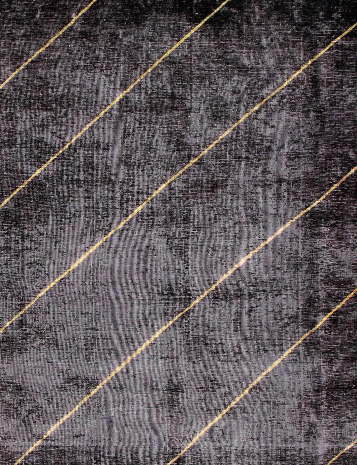 Tappeto vintage persiano  nero <br/>218 x 218 cm