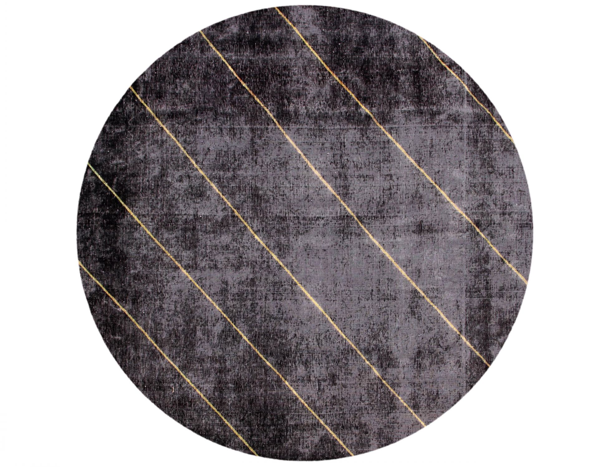Tappeto vintage persiano  nero <br/>218 x 218 cm
