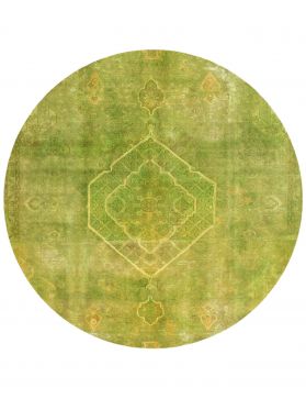 Persischer Vintage Teppich 224 x 224 grün