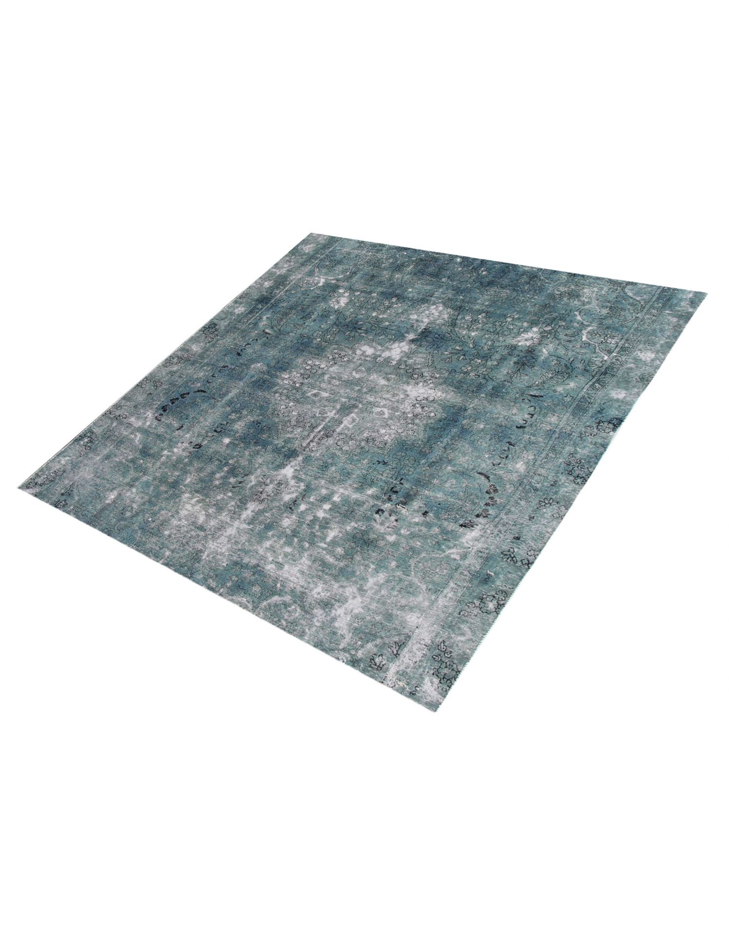 Tappeto vintage persiano  turchese <br/>222 x 222 cm