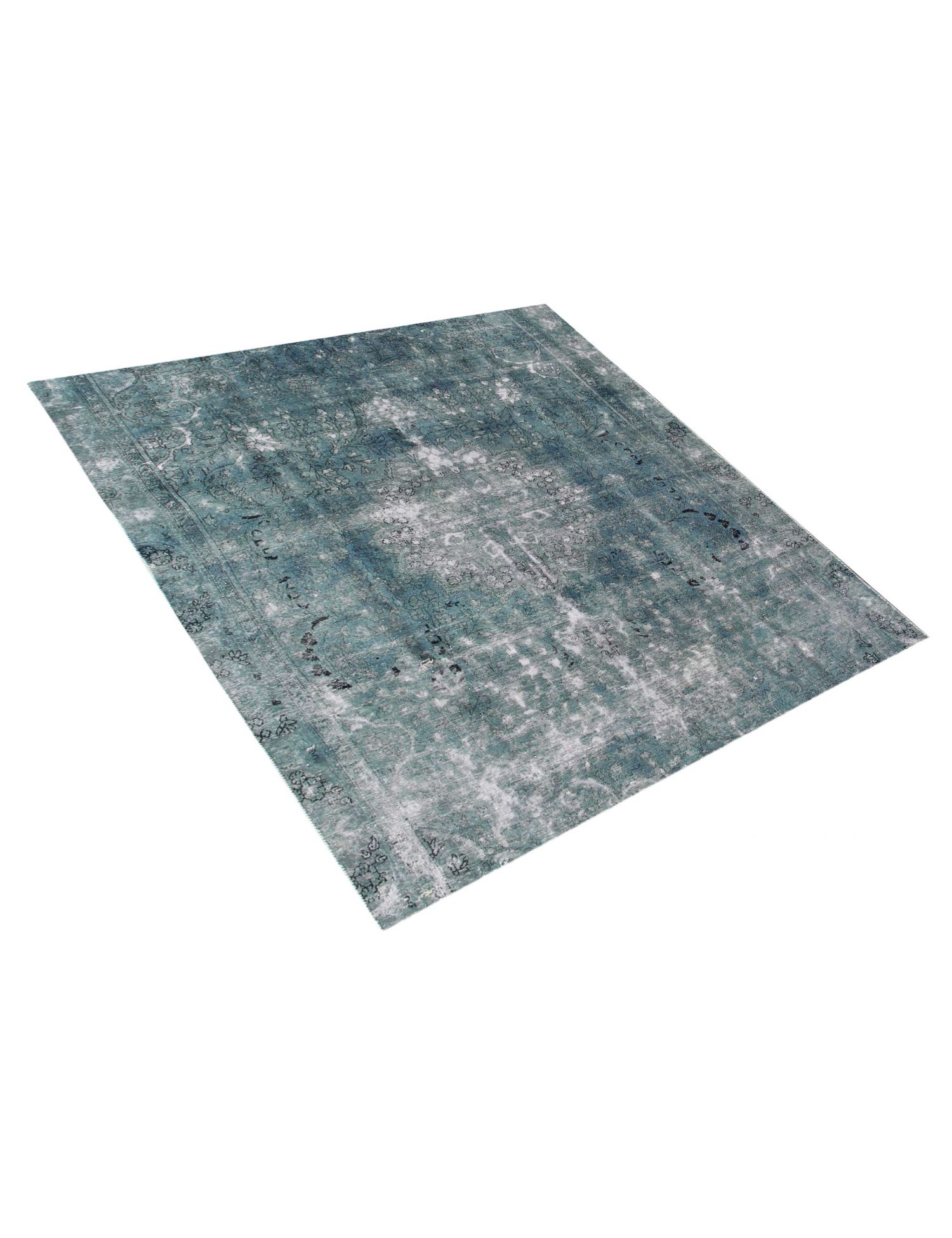 Tappeto vintage persiano  turchese <br/>222 x 222 cm