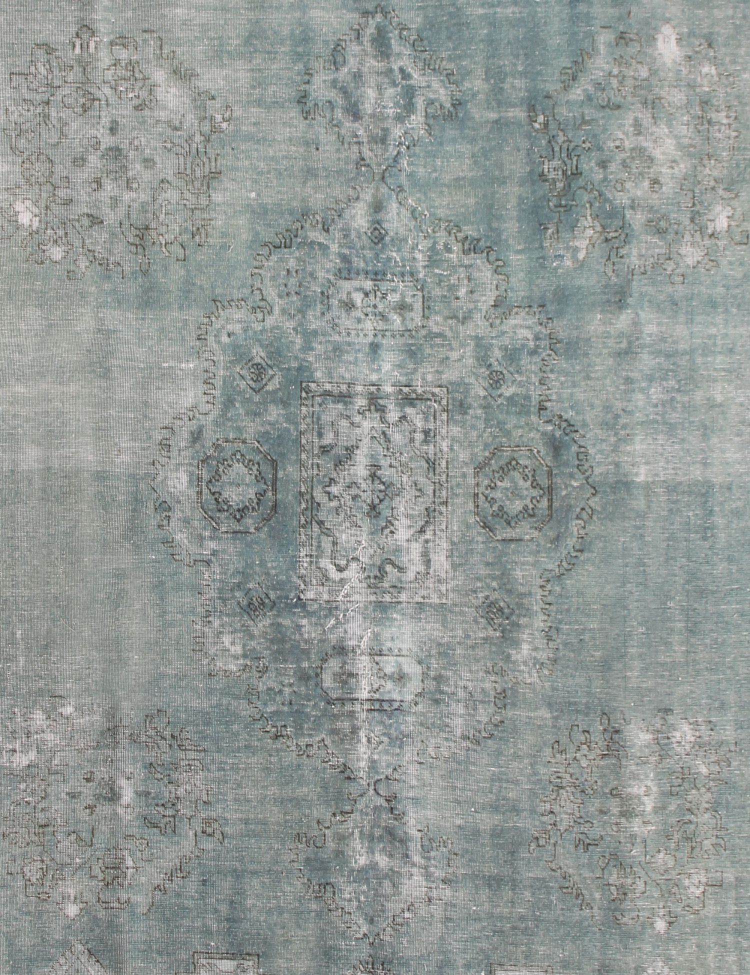 Tappeto vintage persiano  turchese <br/>230 x 230 cm