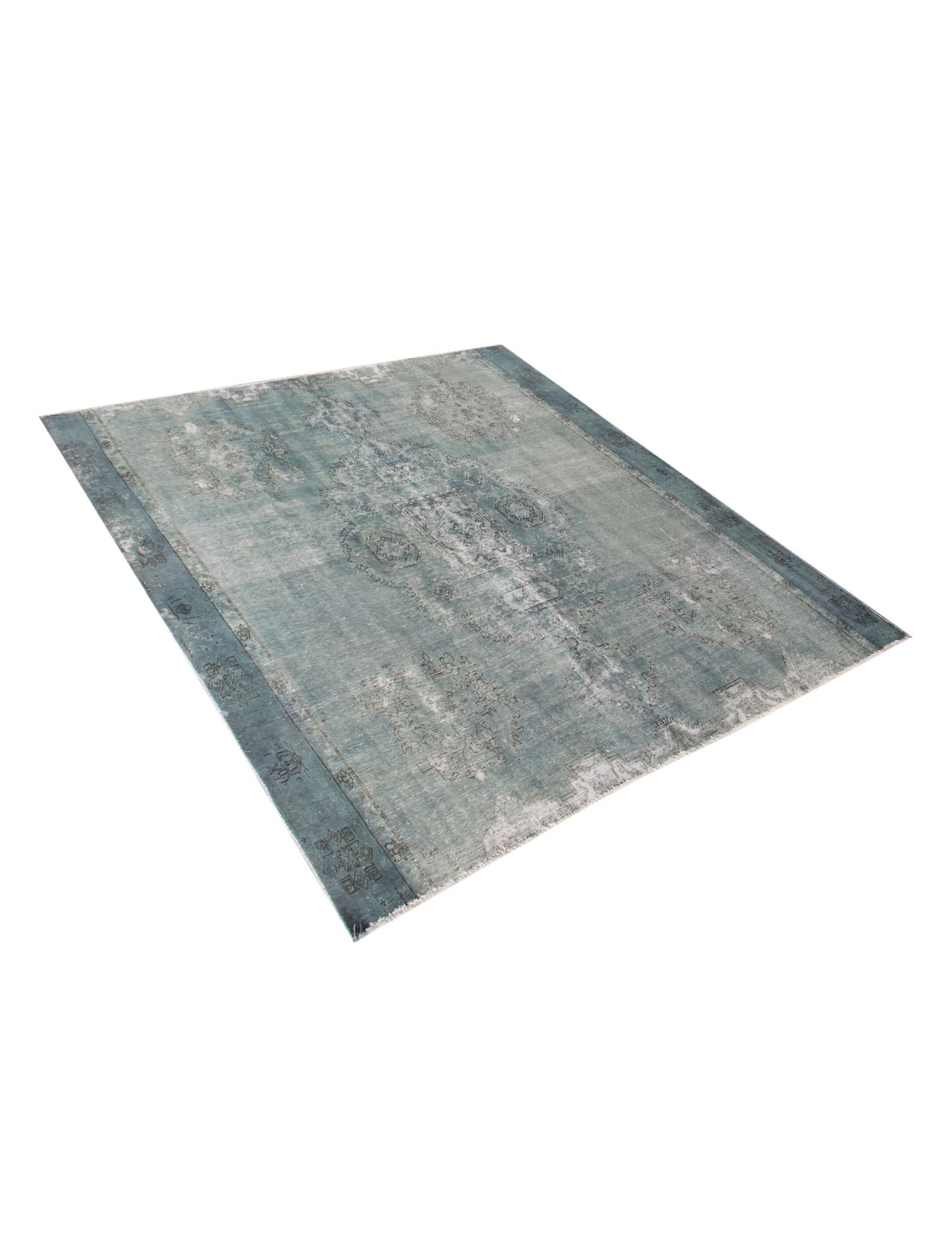 Tappeto vintage persiano  turchese <br/>230 x 230 cm