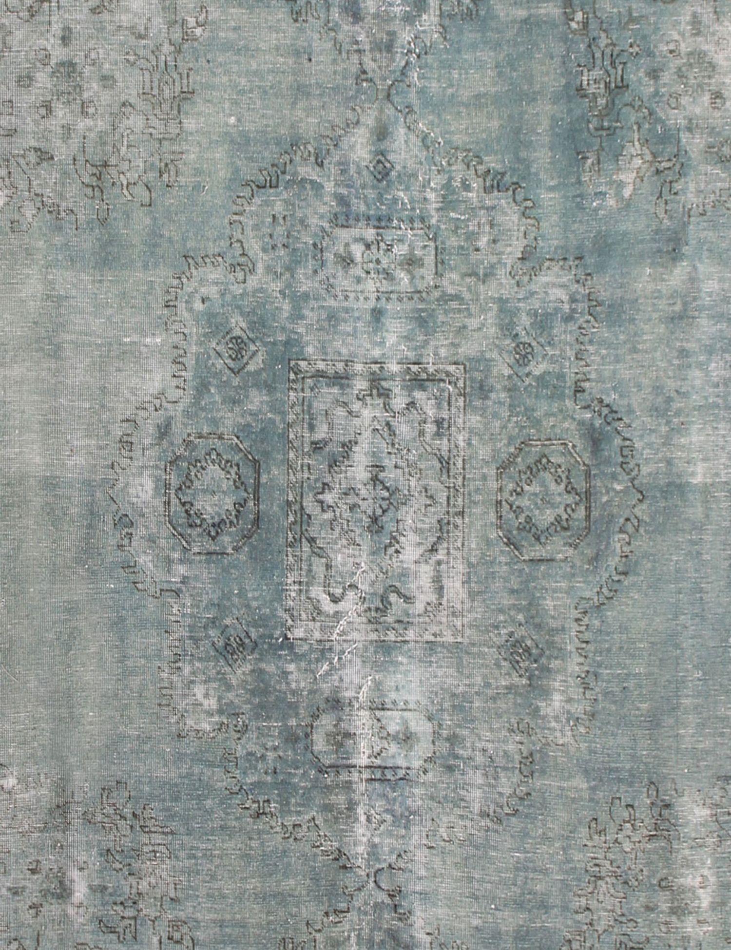 Rund  Vintage Teppich  türkis <br/>230 x 230 cm
