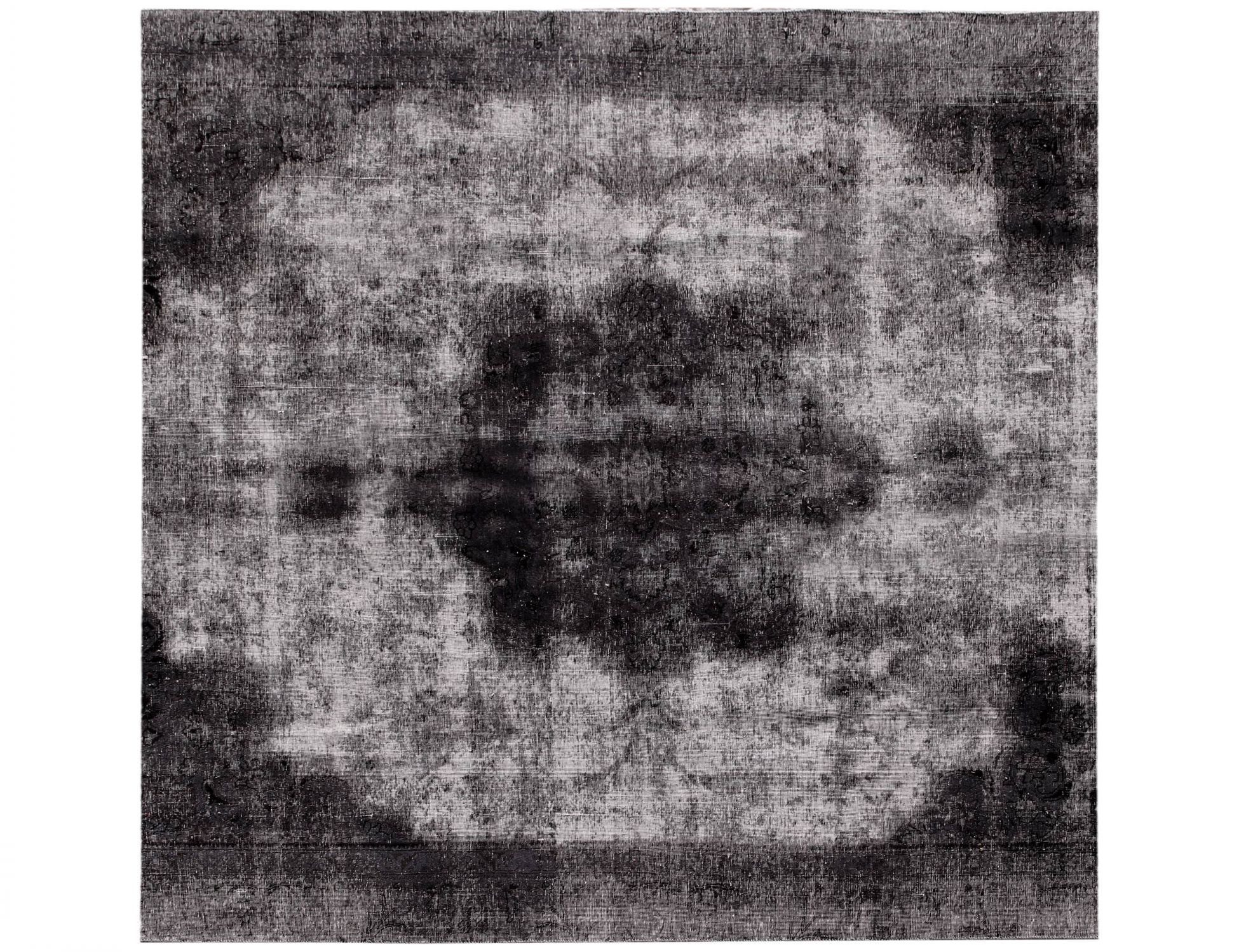 Persischer Vintage Teppich  grau <br/>250 x 250 cm