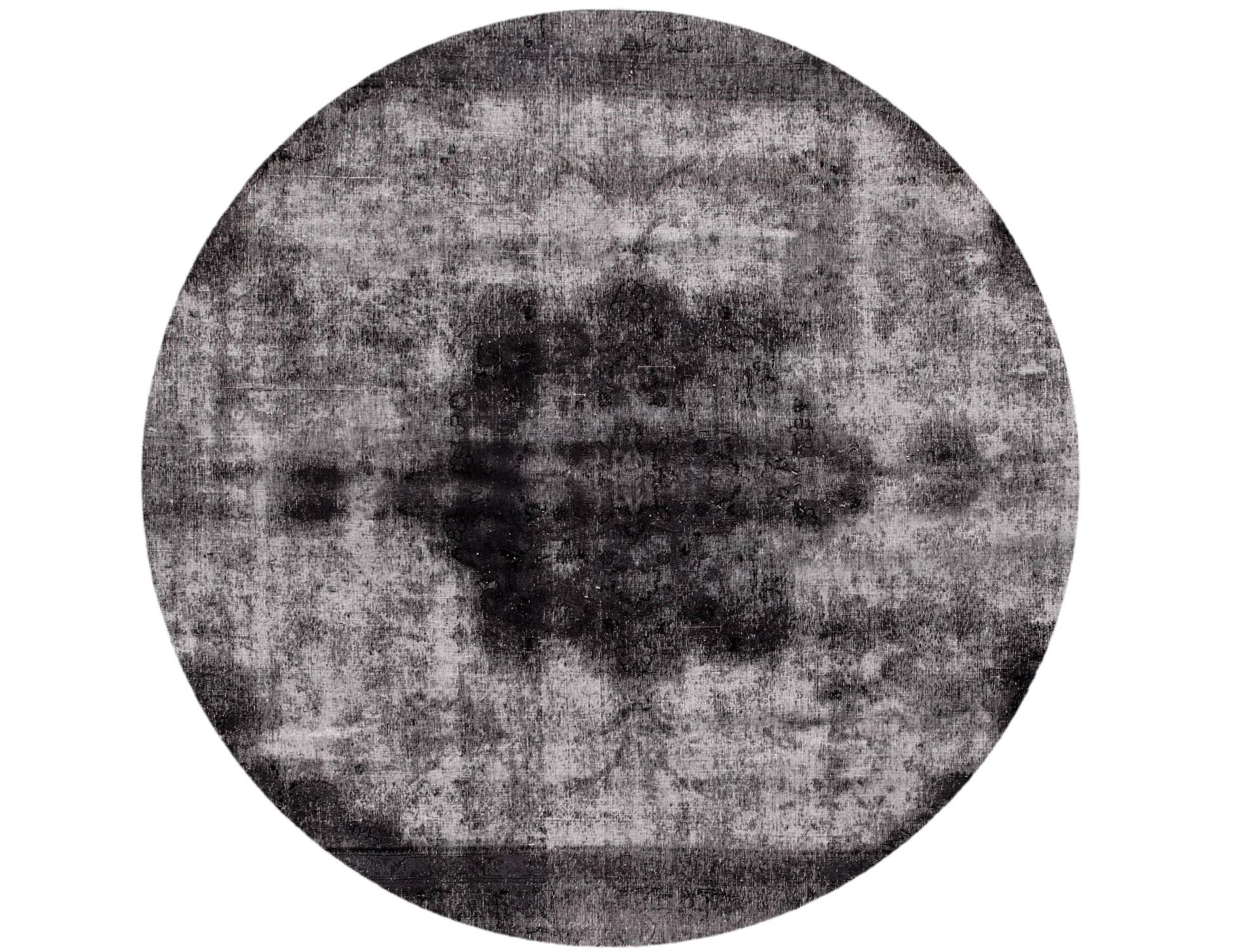 Persischer Vintage Teppich  schwarz <br/>250 x 250 cm