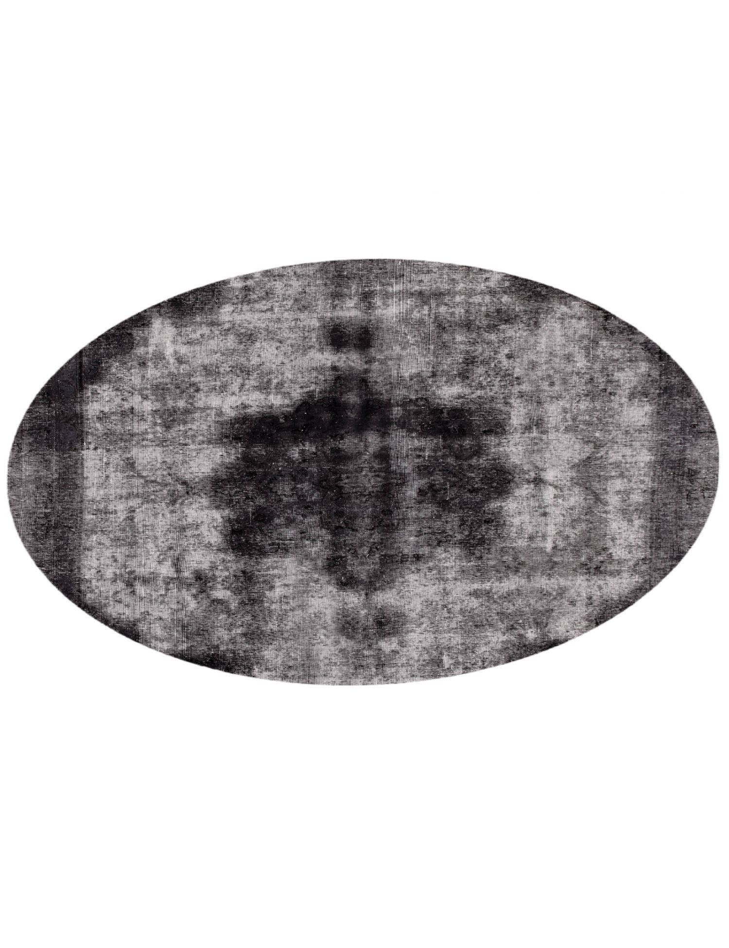 Rund  Vintage Teppich  schwarz <br/>250 x 250 cm