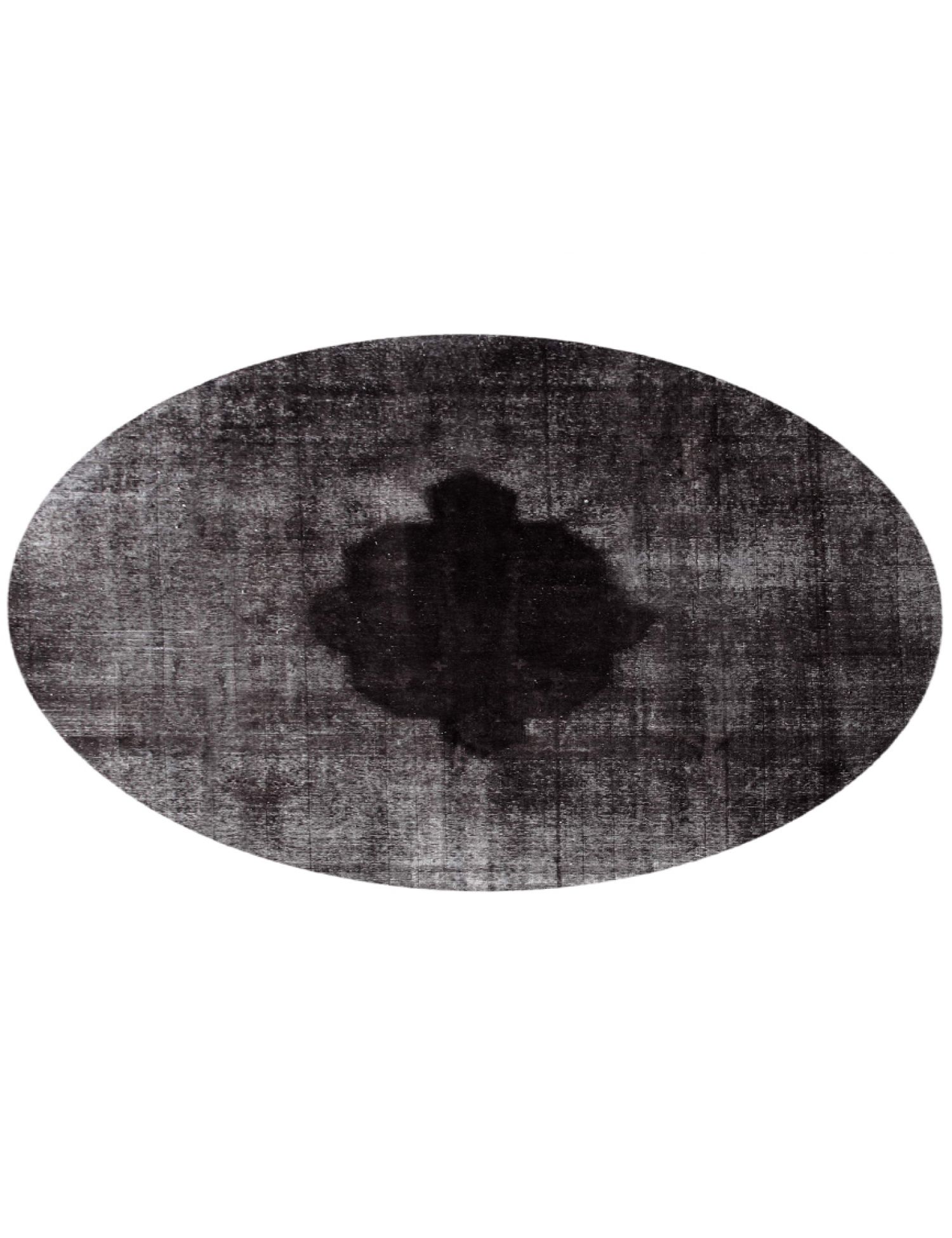 Persischer Vintage Teppich  schwarz <br/>291 x 291 cm