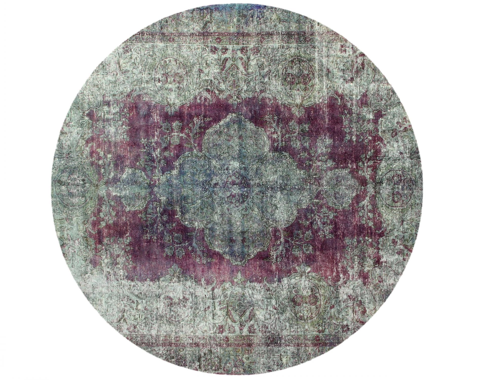 Tappeto vintage persiano  verde <br/>290 x 290 cm
