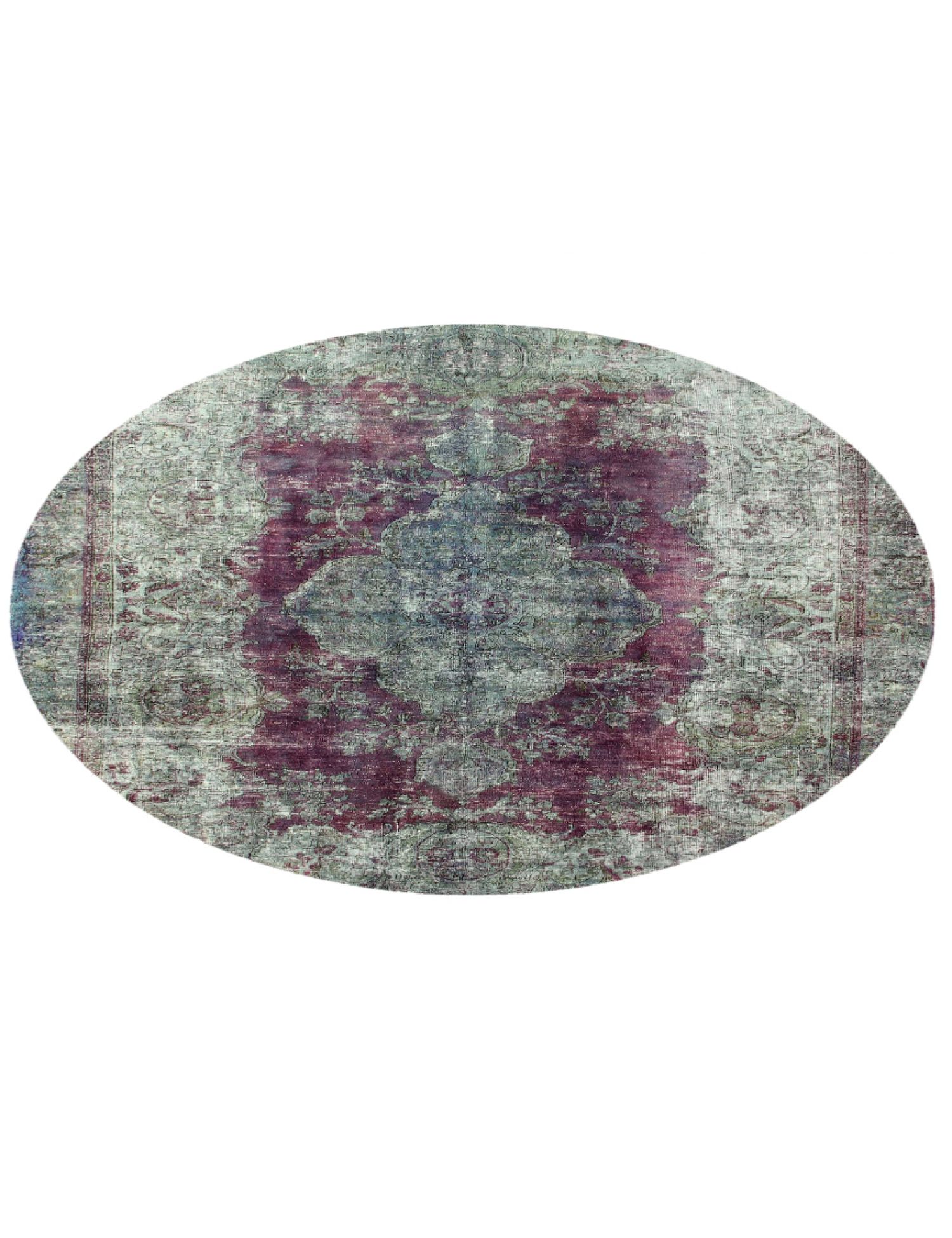 Rund  Vintage Teppich  grün <br/>290 x 290 cm