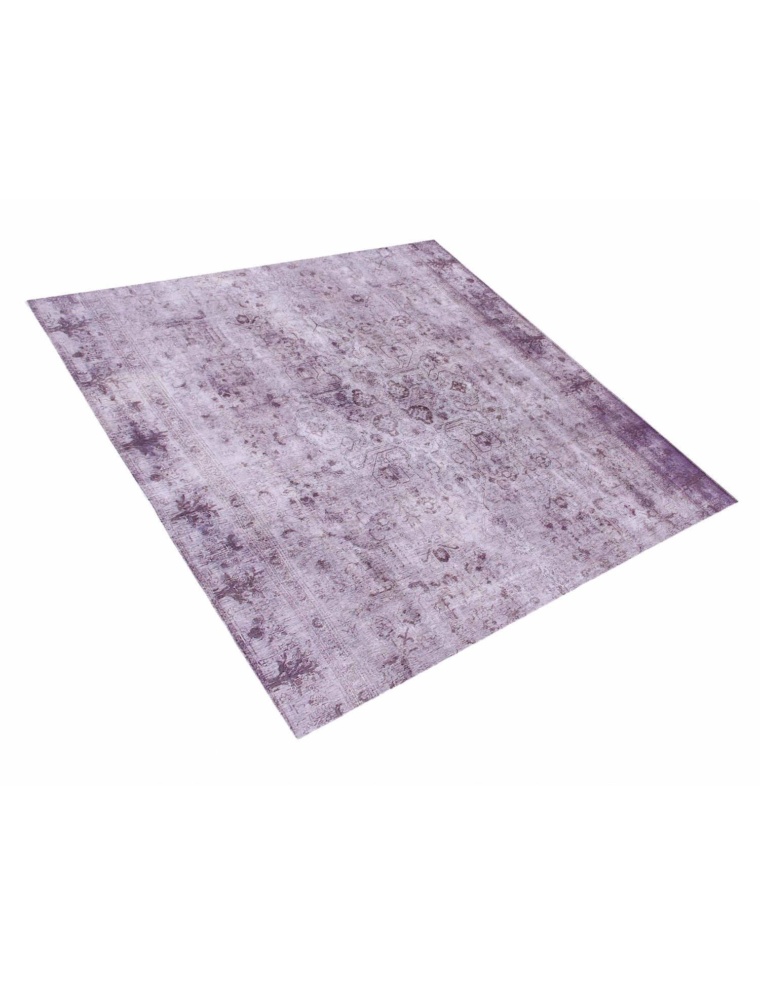 Persischer Vintage Teppich  lila <br/>270 x 270 cm
