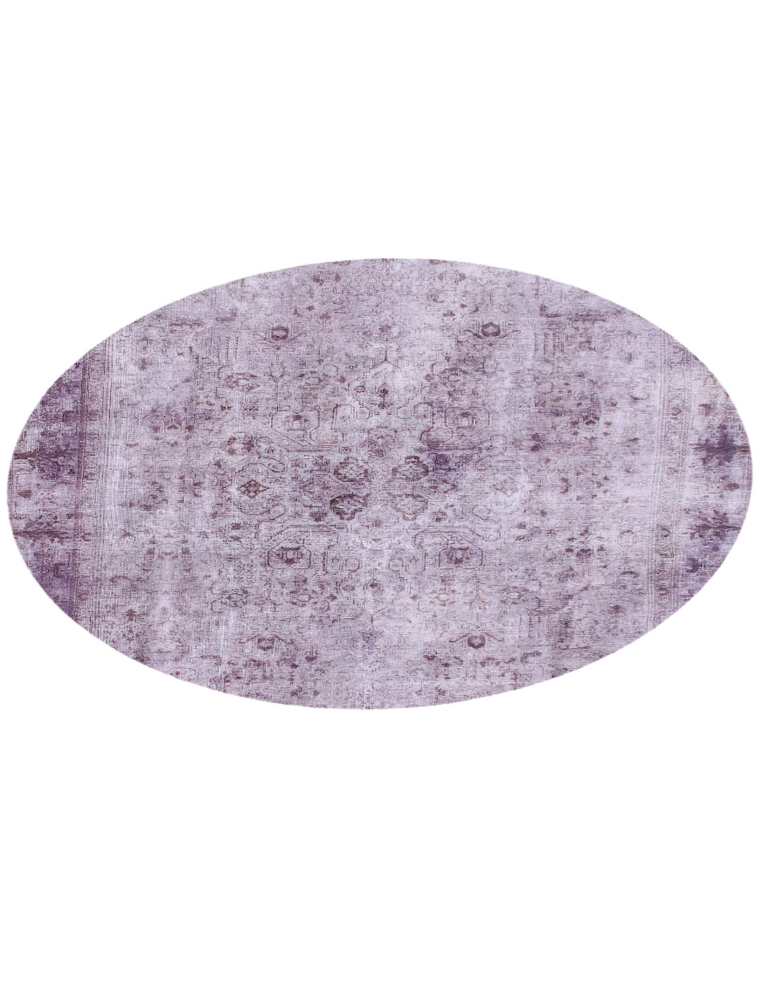 Rund  Vintage Teppich  lila <br/>270 x 270 cm