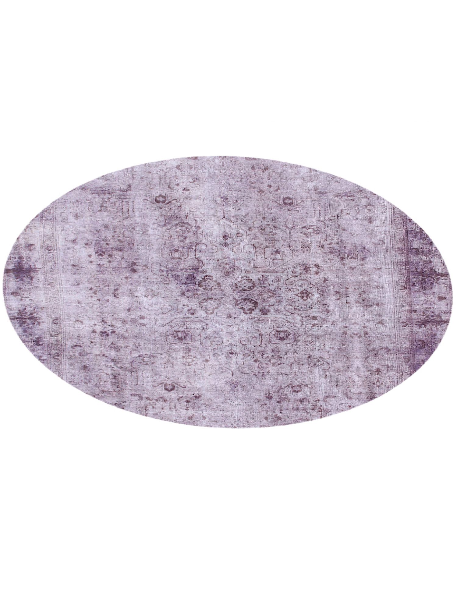 Rund  Vintage Teppich  lila <br/>270 x 270 cm