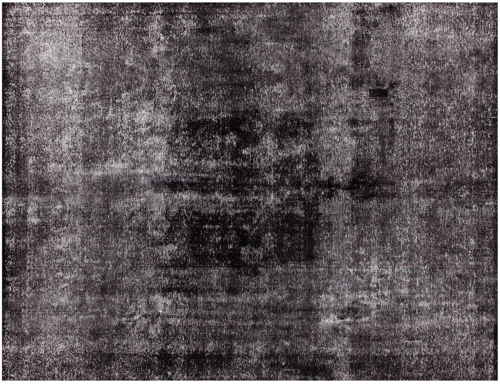 Persischer Vintage Teppich  schwarz <br/>320 x 230 cm