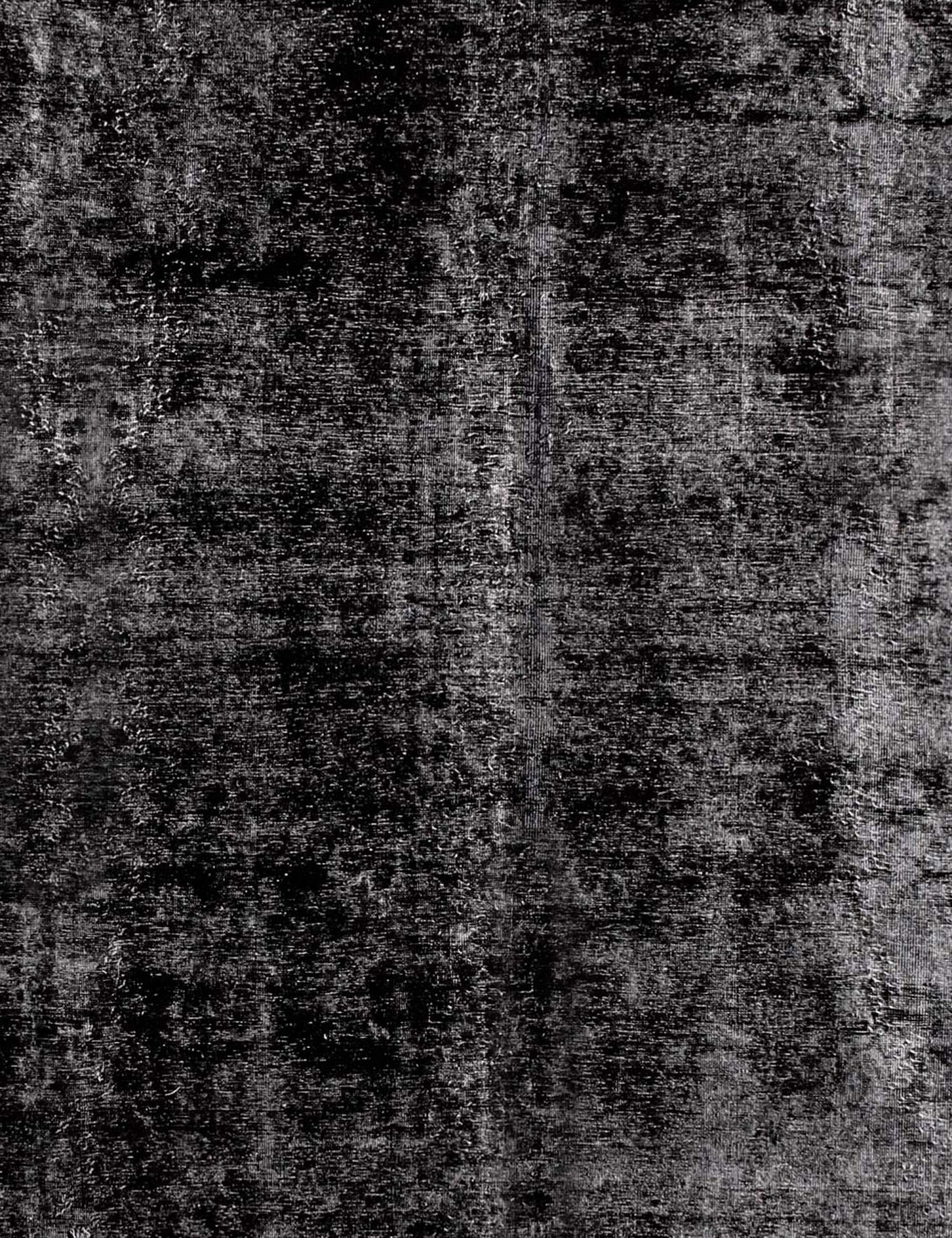 Persischer Vintage Teppich  schwarz <br/>293 x 293 cm
