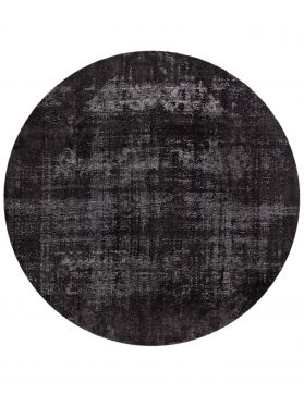 Round  Vintage Carpet  black <br/>283 x 283 cm