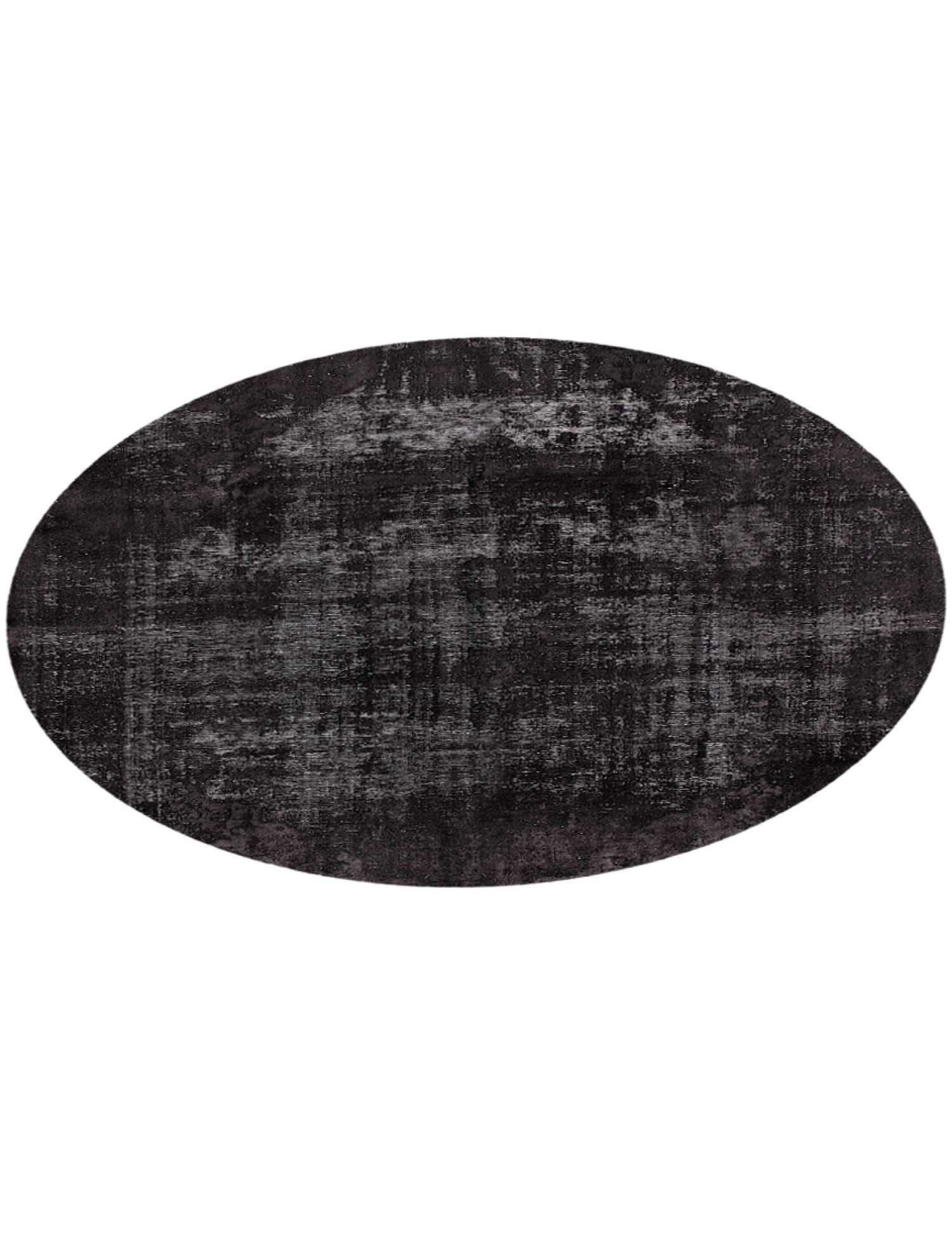 Rund  Vintage Teppich  schwarz <br/>283 x 283 cm