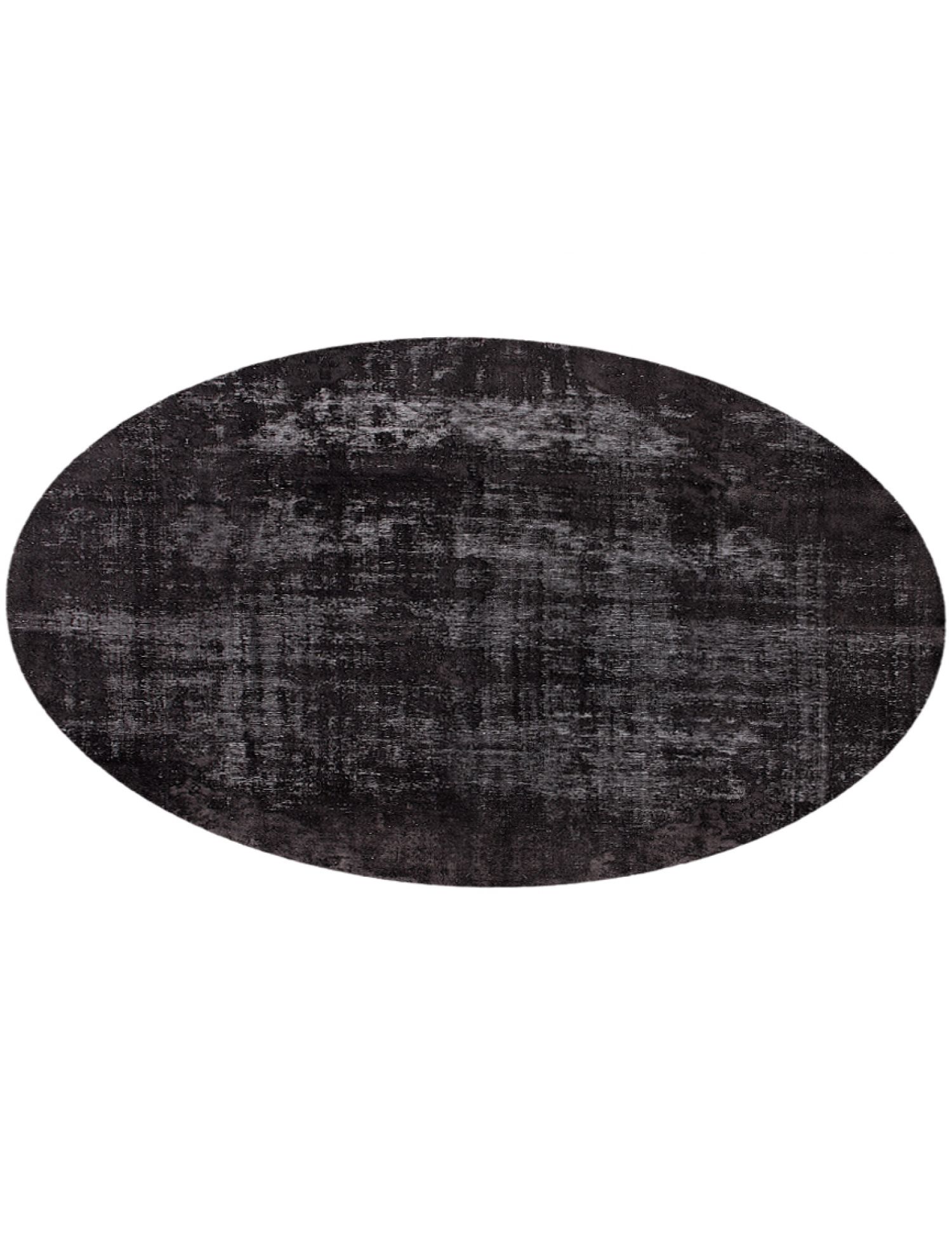 Rund  Vintage Teppich  schwarz <br/>283 x 283 cm
