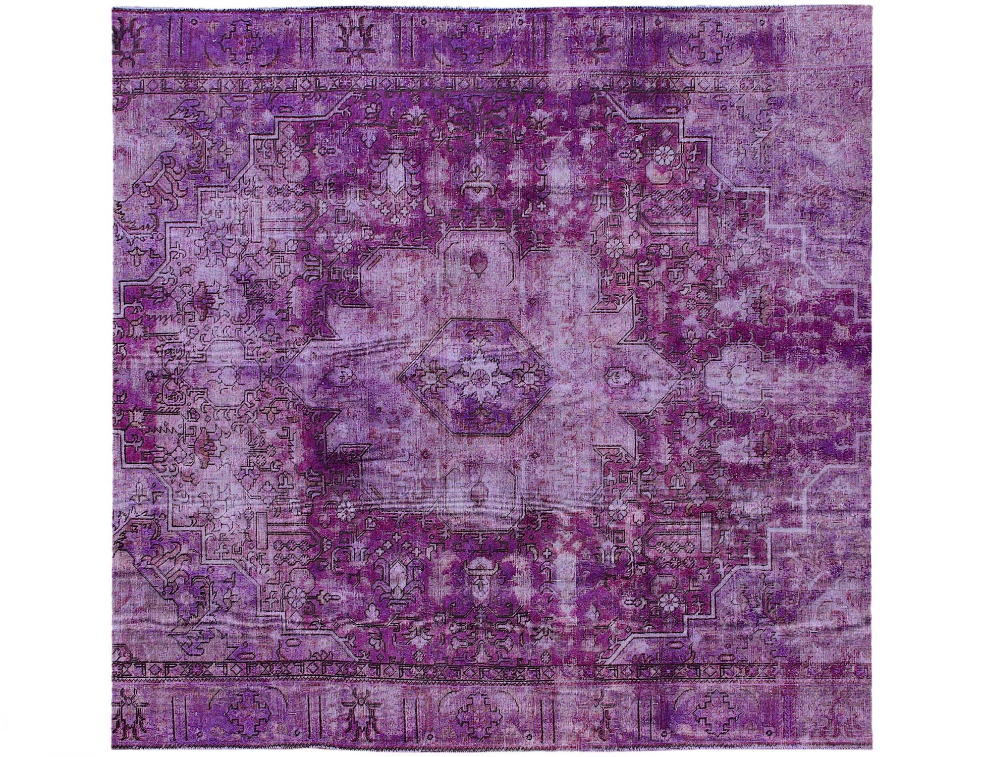Tappeto vintage persiano  viola <br/>268 x 268 cm