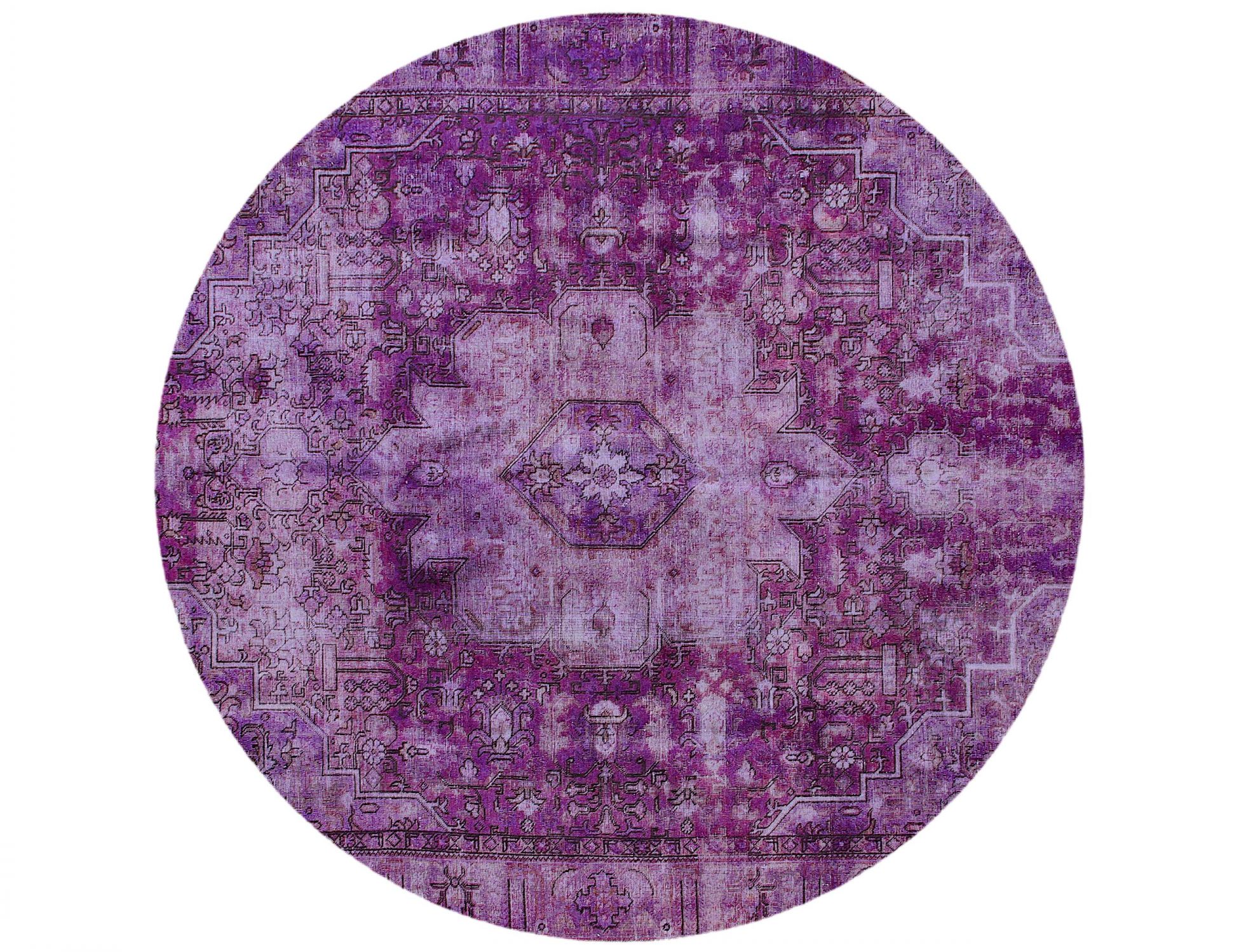 Persischer Vintage Teppich  lila <br/>268 x 268 cm