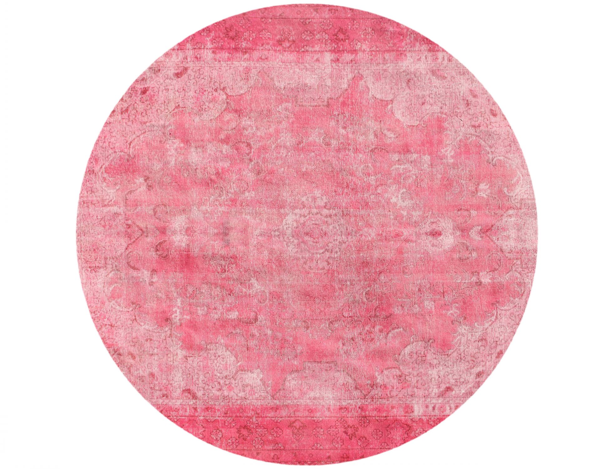 Tappeto vintage persiano  rosa <br/>292 x 292 cm