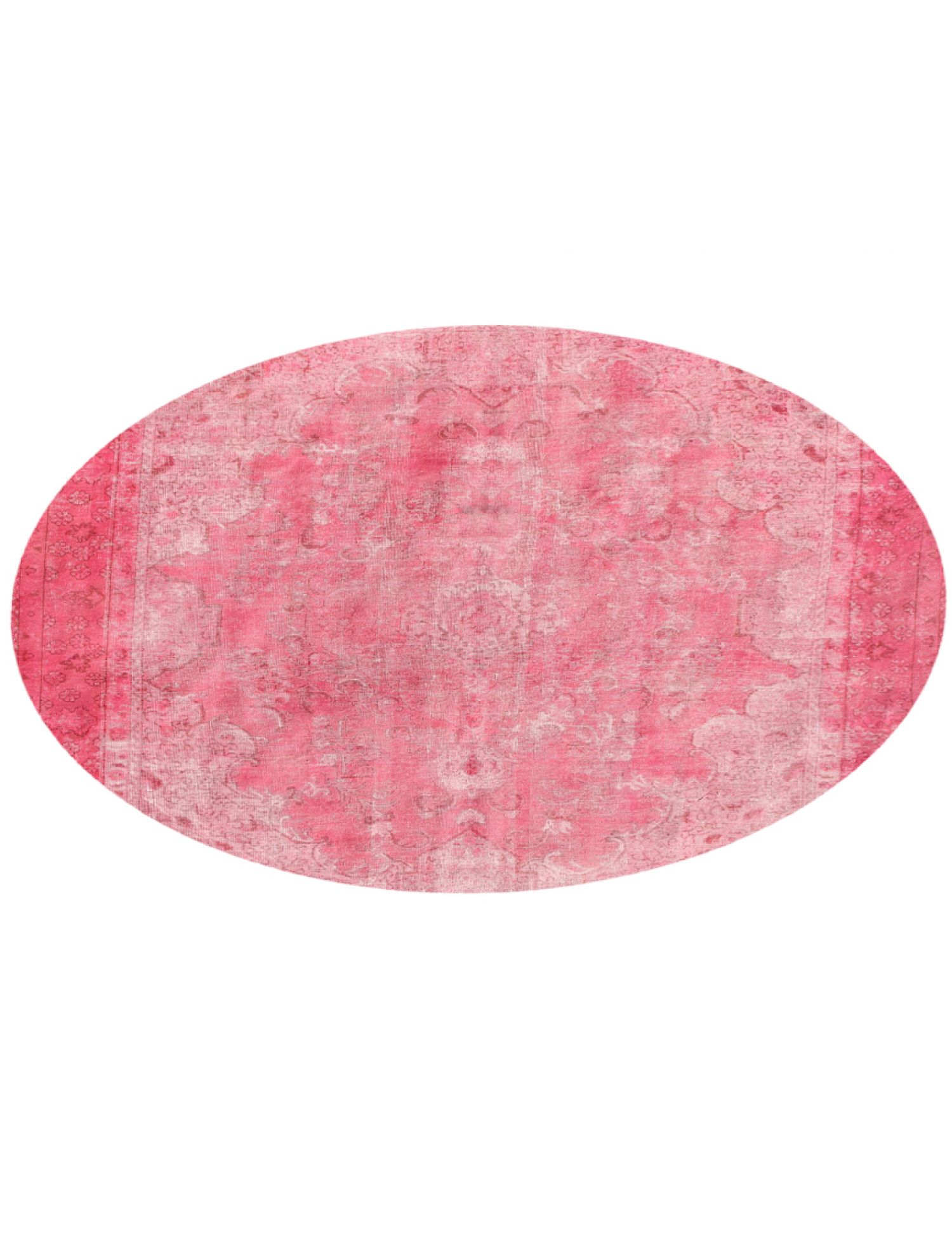 Persischer Vintage Teppich  rosa <br/>292 x 292 cm