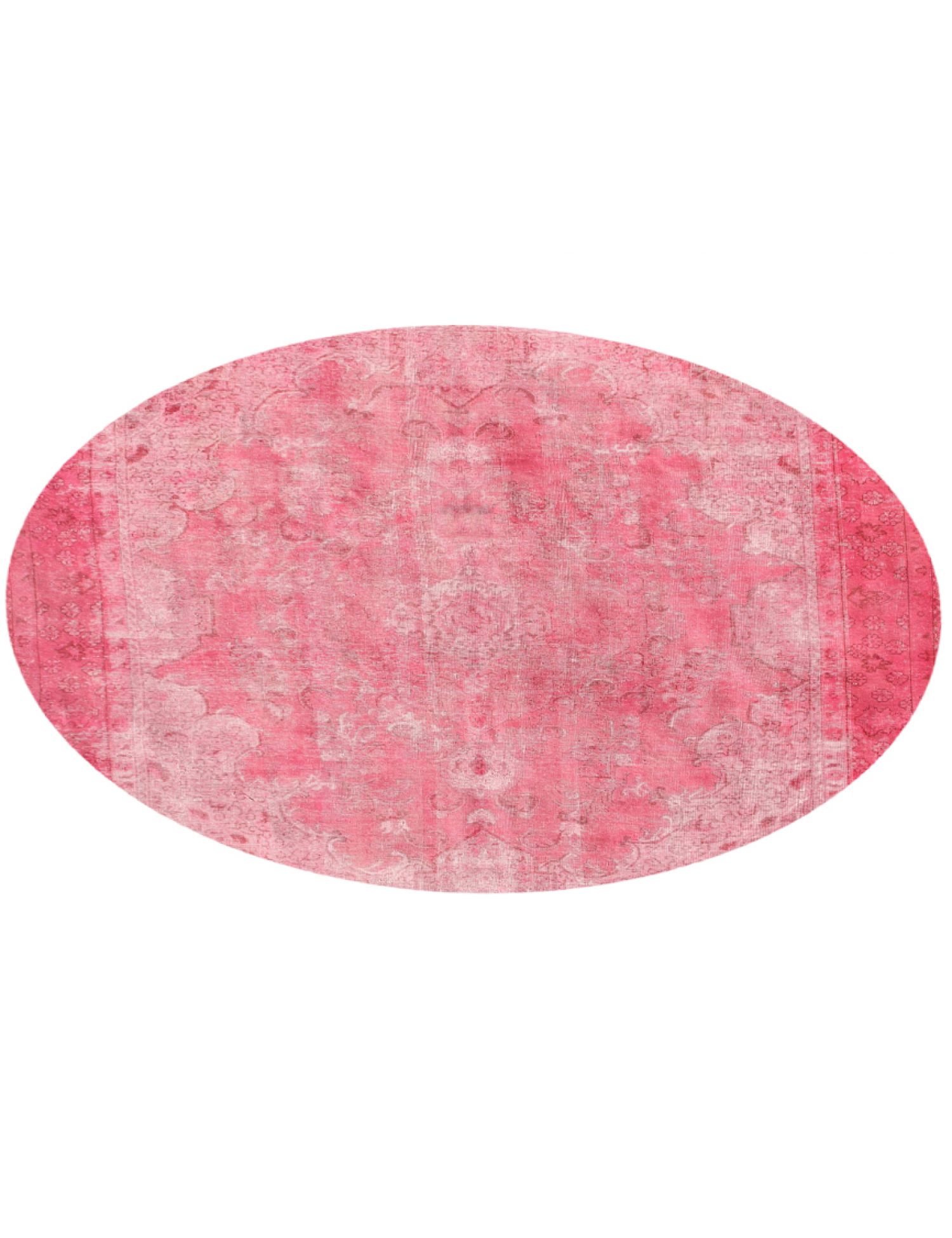 Persischer Vintage Teppich  rosa <br/>292 x 292 cm