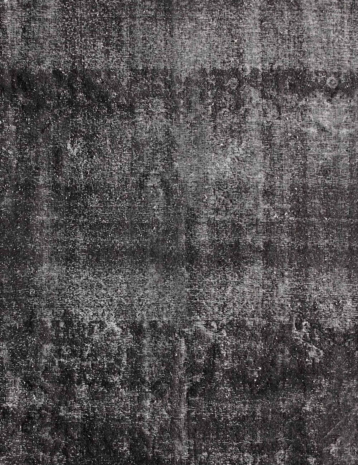 Persischer Vintage Teppich  schwarz <br/>294 x 294 cm