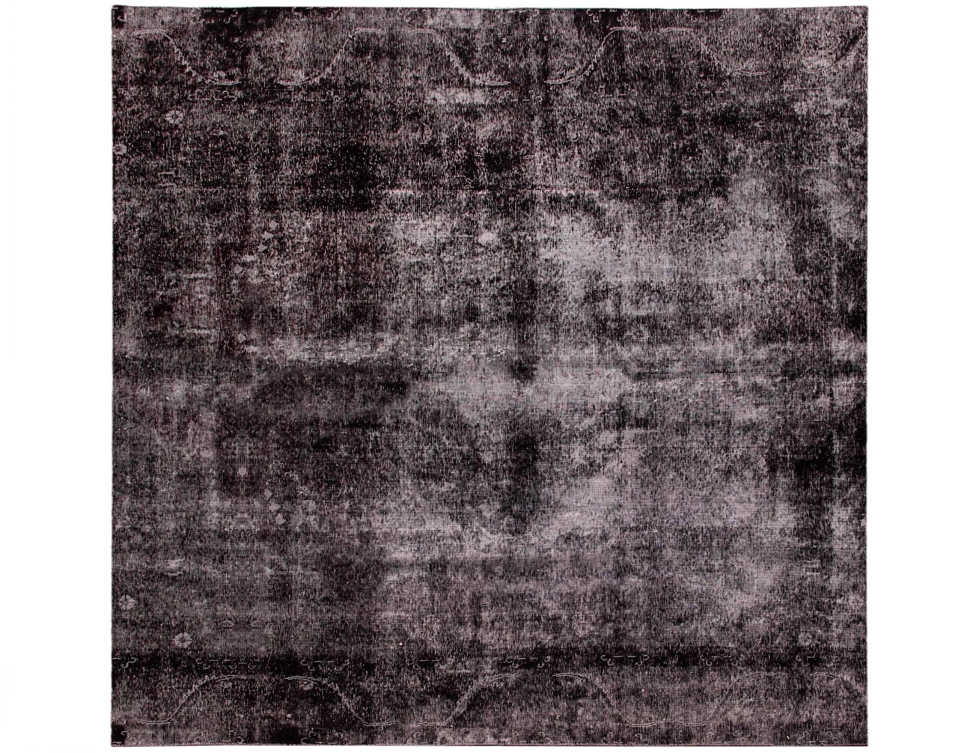 Tappeto vintage persiano  nero <br/>293 x 293 cm