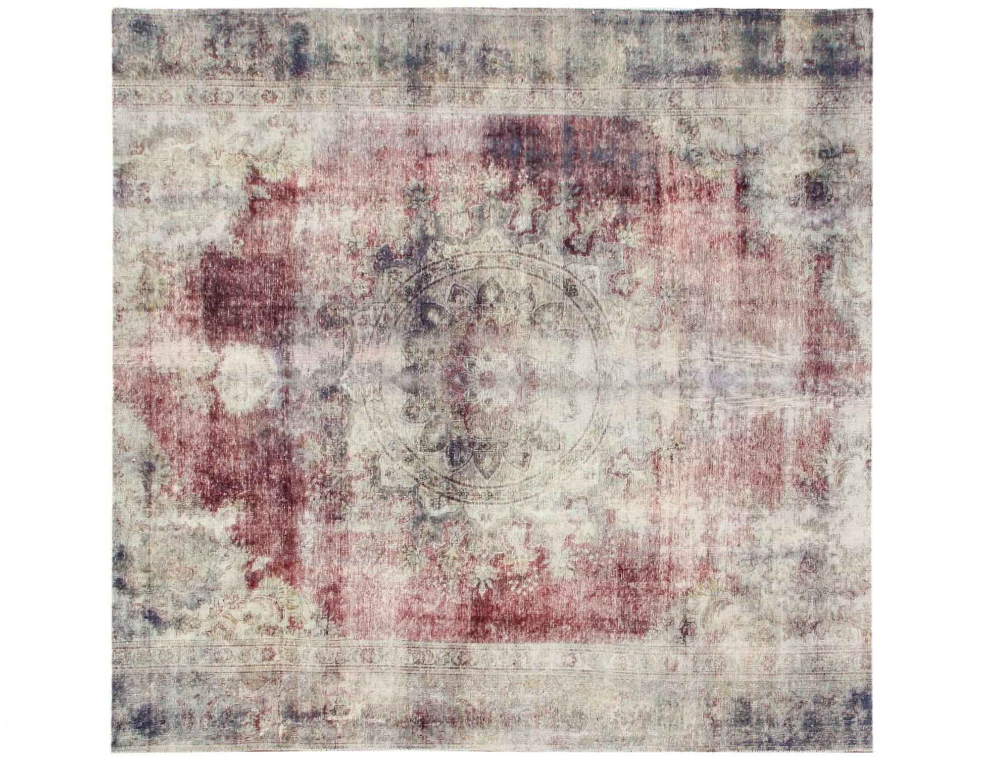 Tappeto vintage persiano  blu <br/>270 x 270 cm