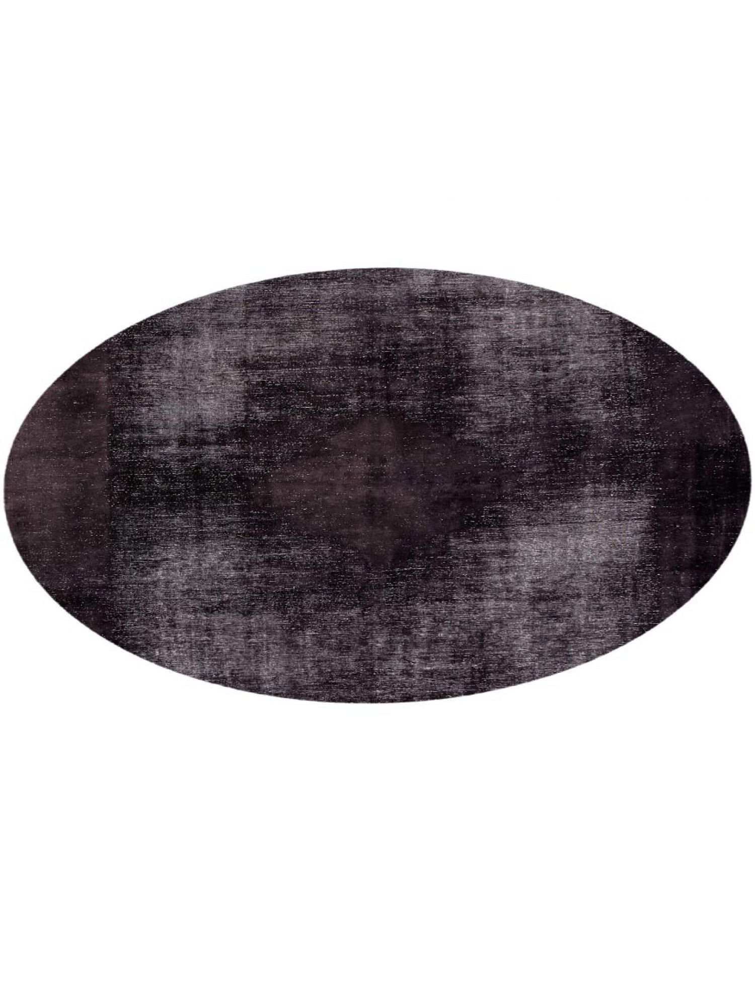 Rund  Vintage Teppich v schwarz <br/>290 x 290 cm