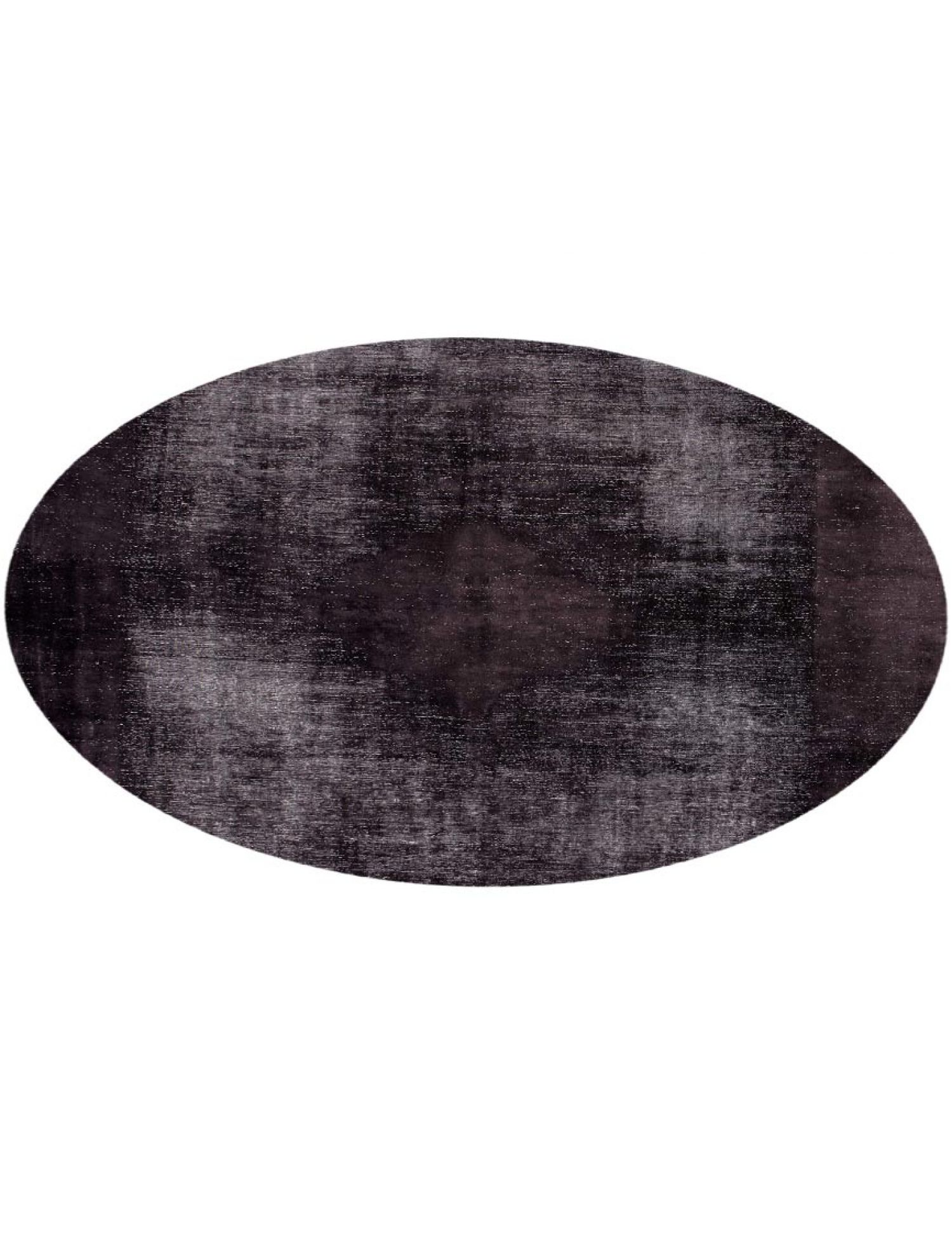 Rund  Vintage Teppich v schwarz <br/>290 x 290 cm