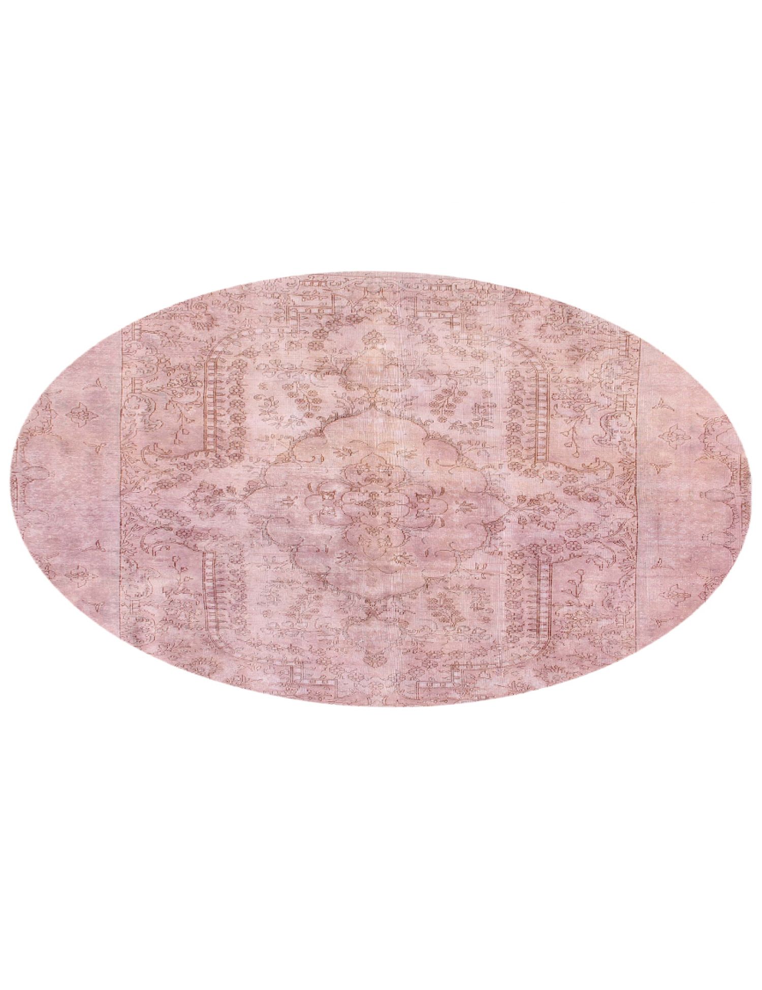 Persischer Vintage Teppich  rosa <br/>286 x 286 cm