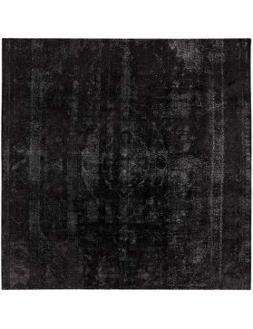 Persisk vintage teppe 295 x 295 svart