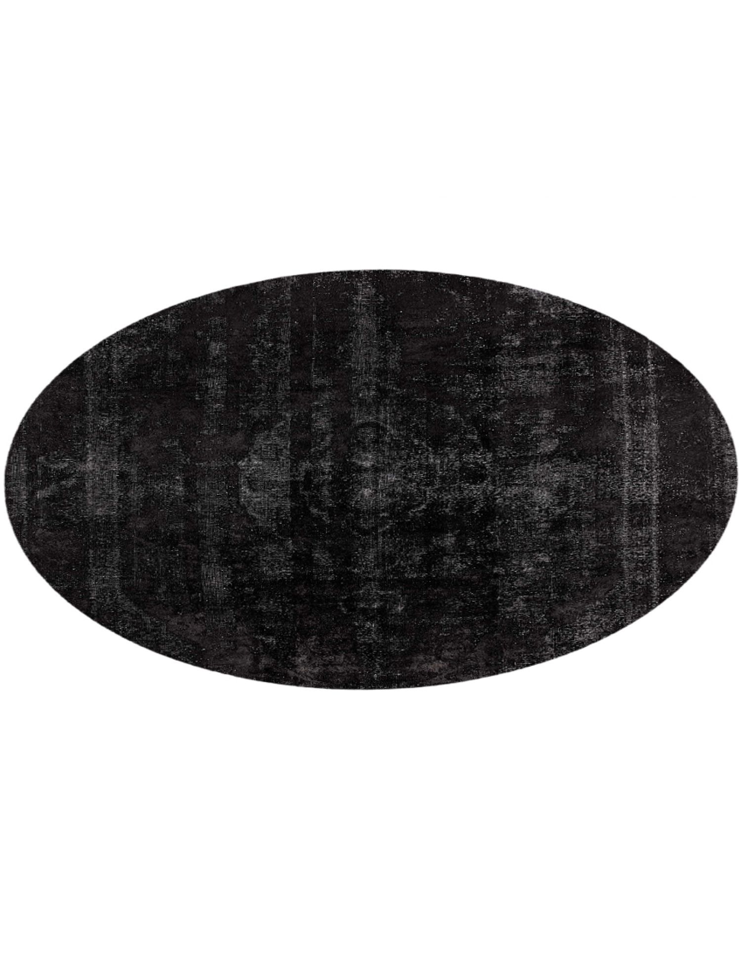 Rund  Vintage Teppich  schwarz <br/>295 x 295 cm