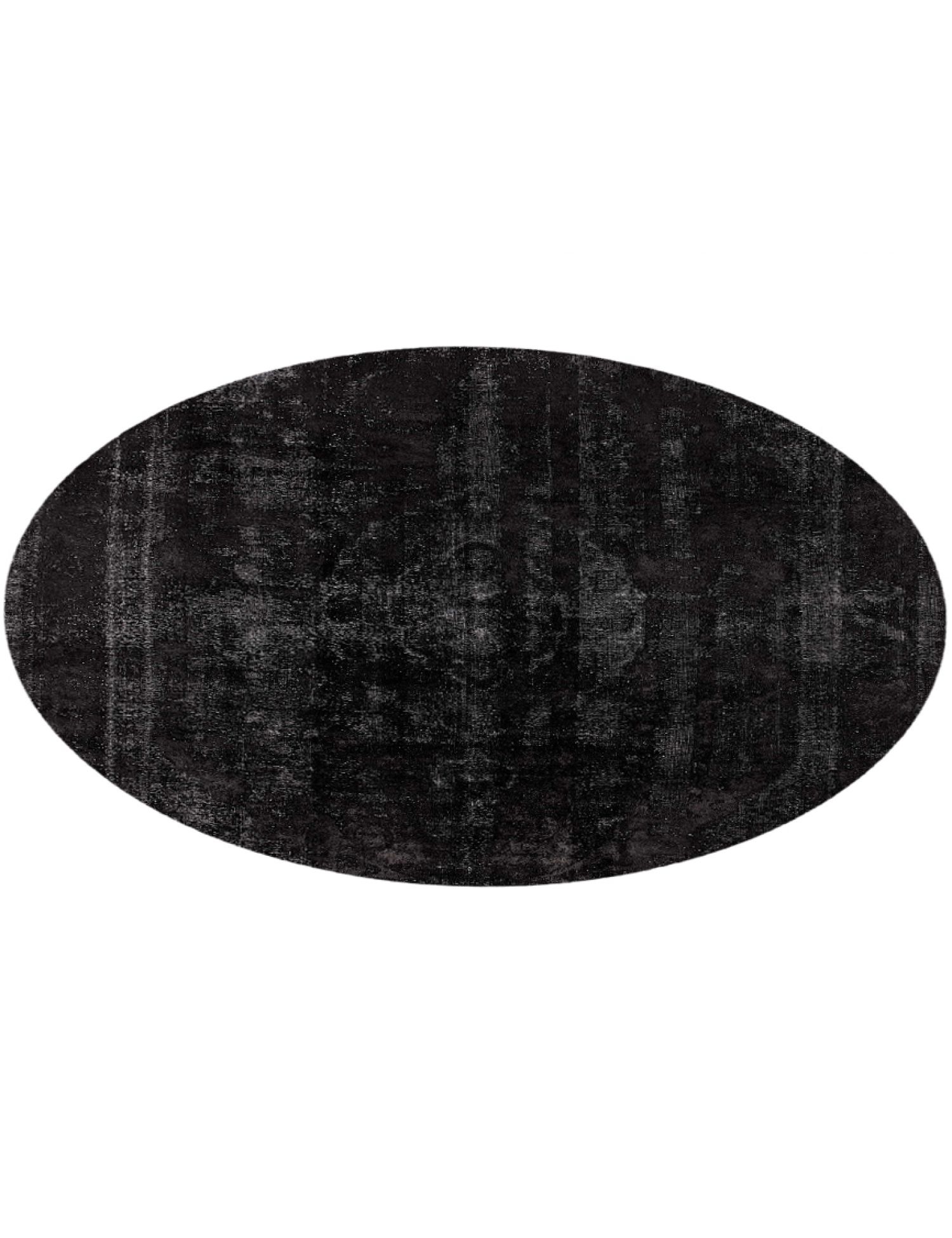 Rund  Vintage Teppich  schwarz <br/>295 x 295 cm