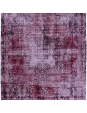Alfombra persa vintage 248 x 248 púrpura