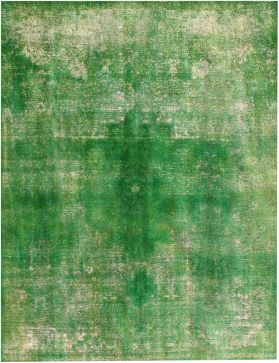 Persischer Vintage Teppich 328 x 235 grün