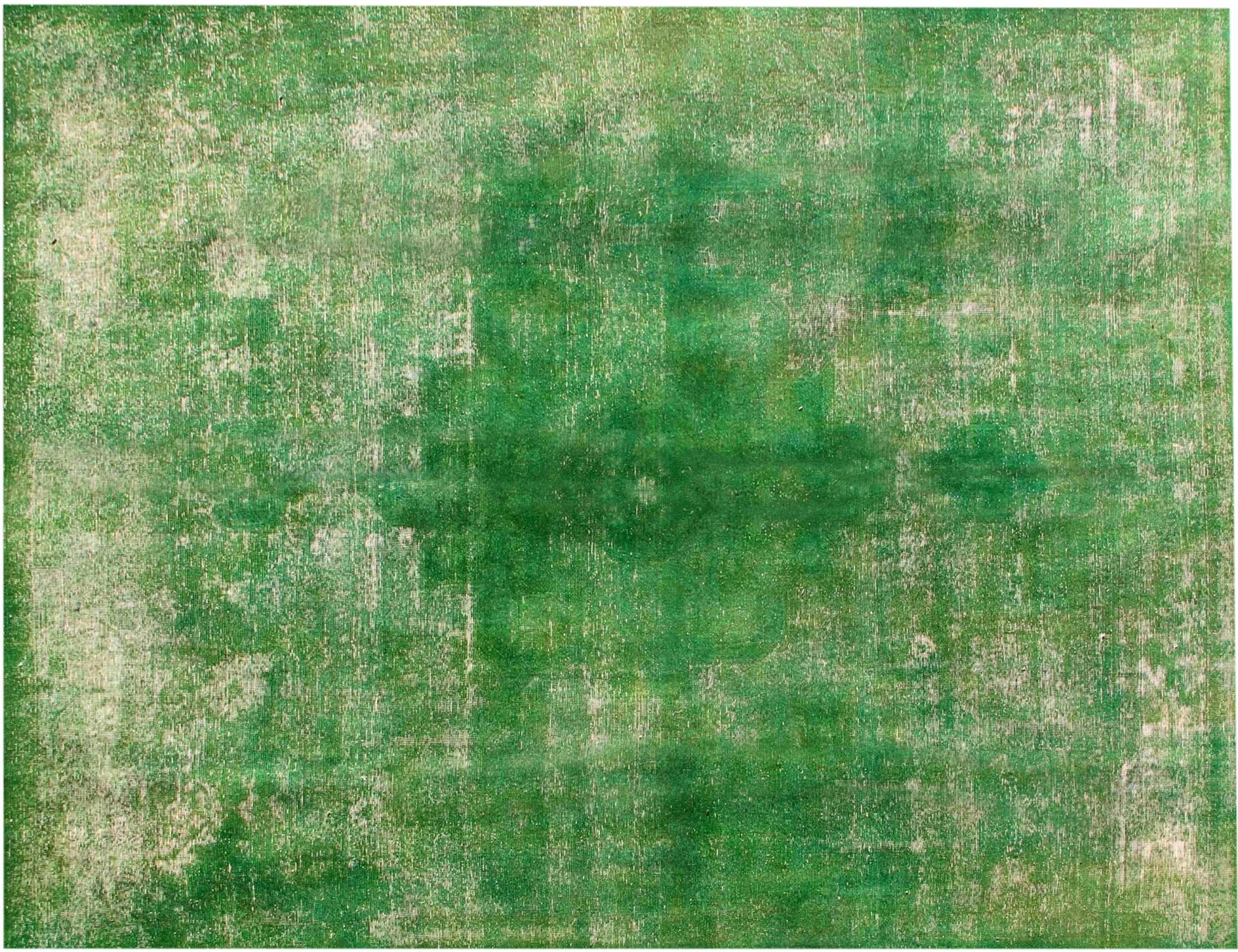 Persischer Vintage Teppich  grün <br/>328 x 235 cm