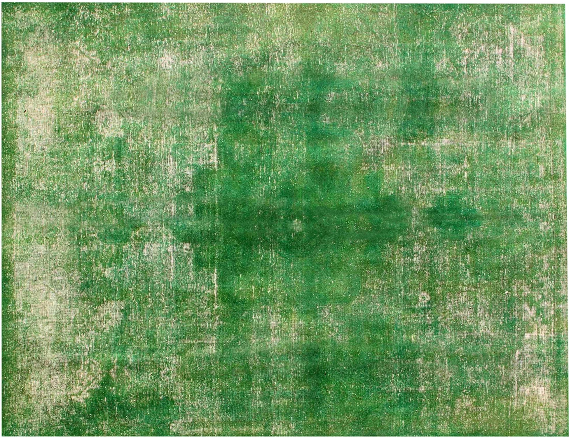 Persisk vintage matta  grön <br/>328 x 235 cm