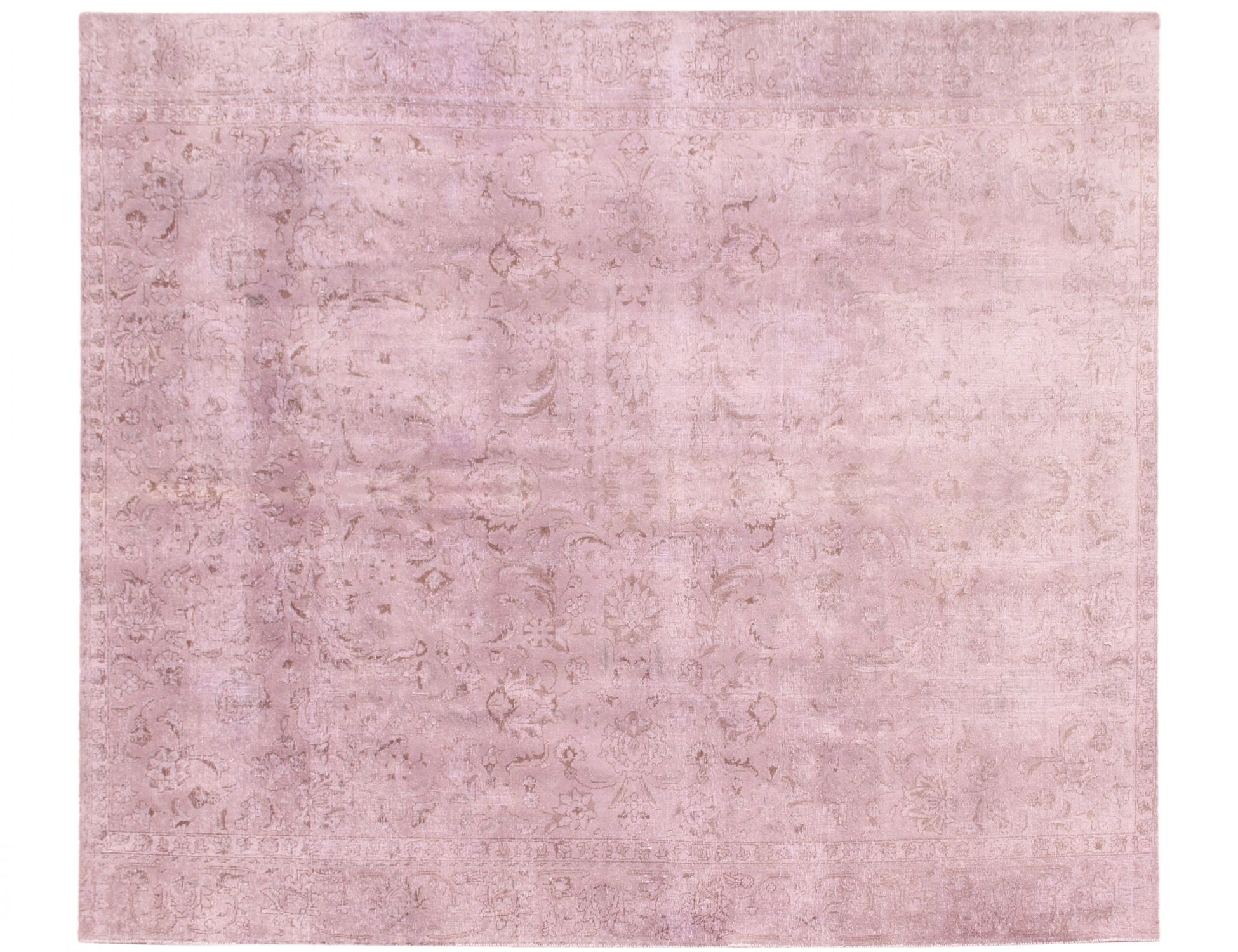 Persischer Vintage Teppich  rosa <br/>330 x 278 cm