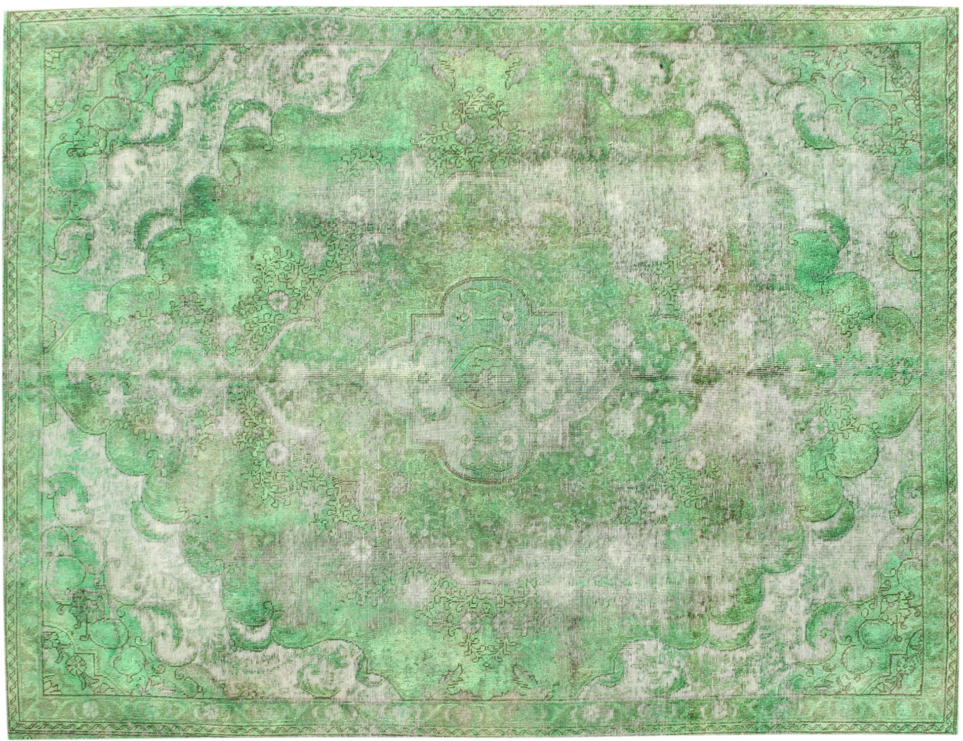 Retro Perserteppich  grün <br/>307 x 222 cm