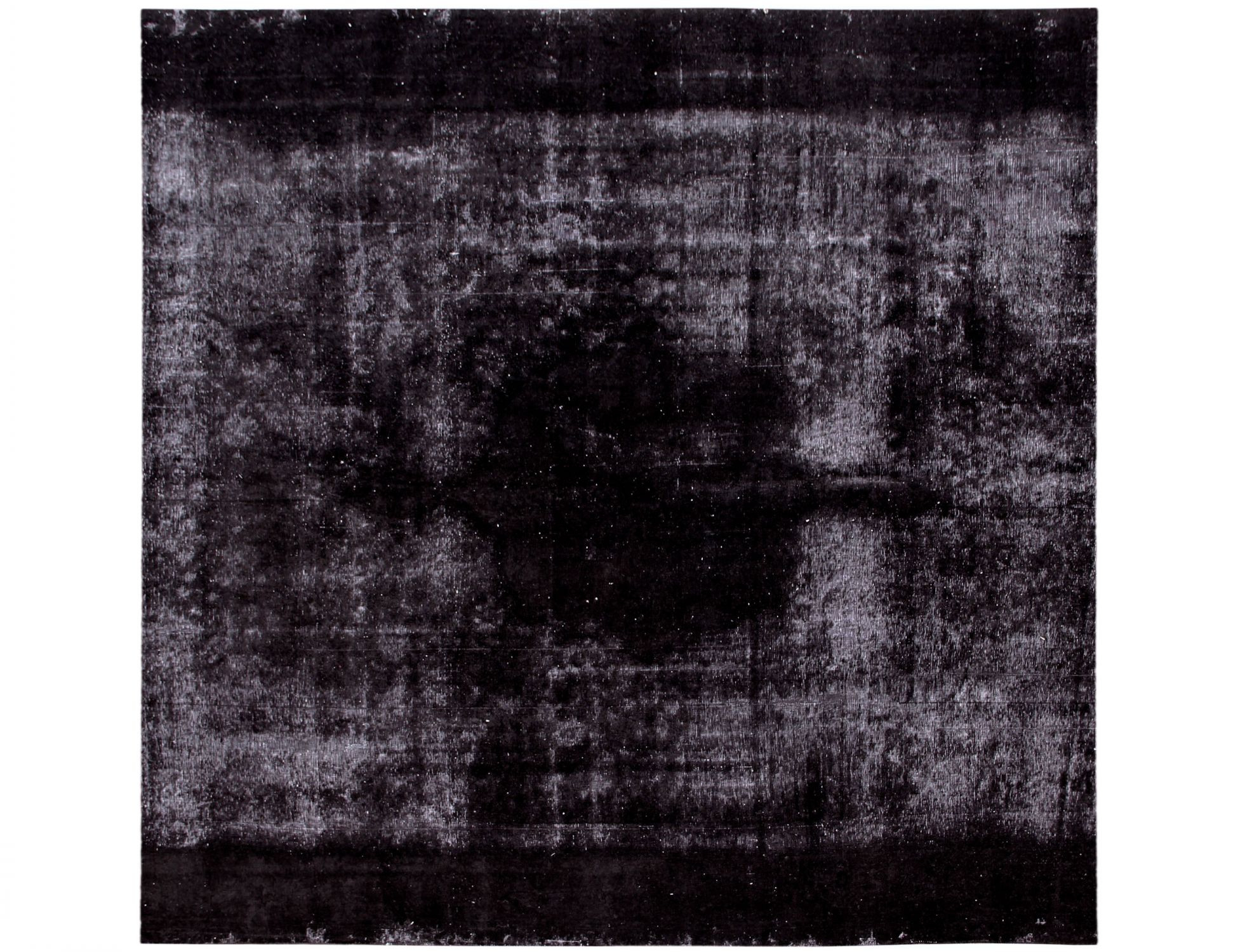 Persisk vintage matta  svart <br/>290 x 290 cm