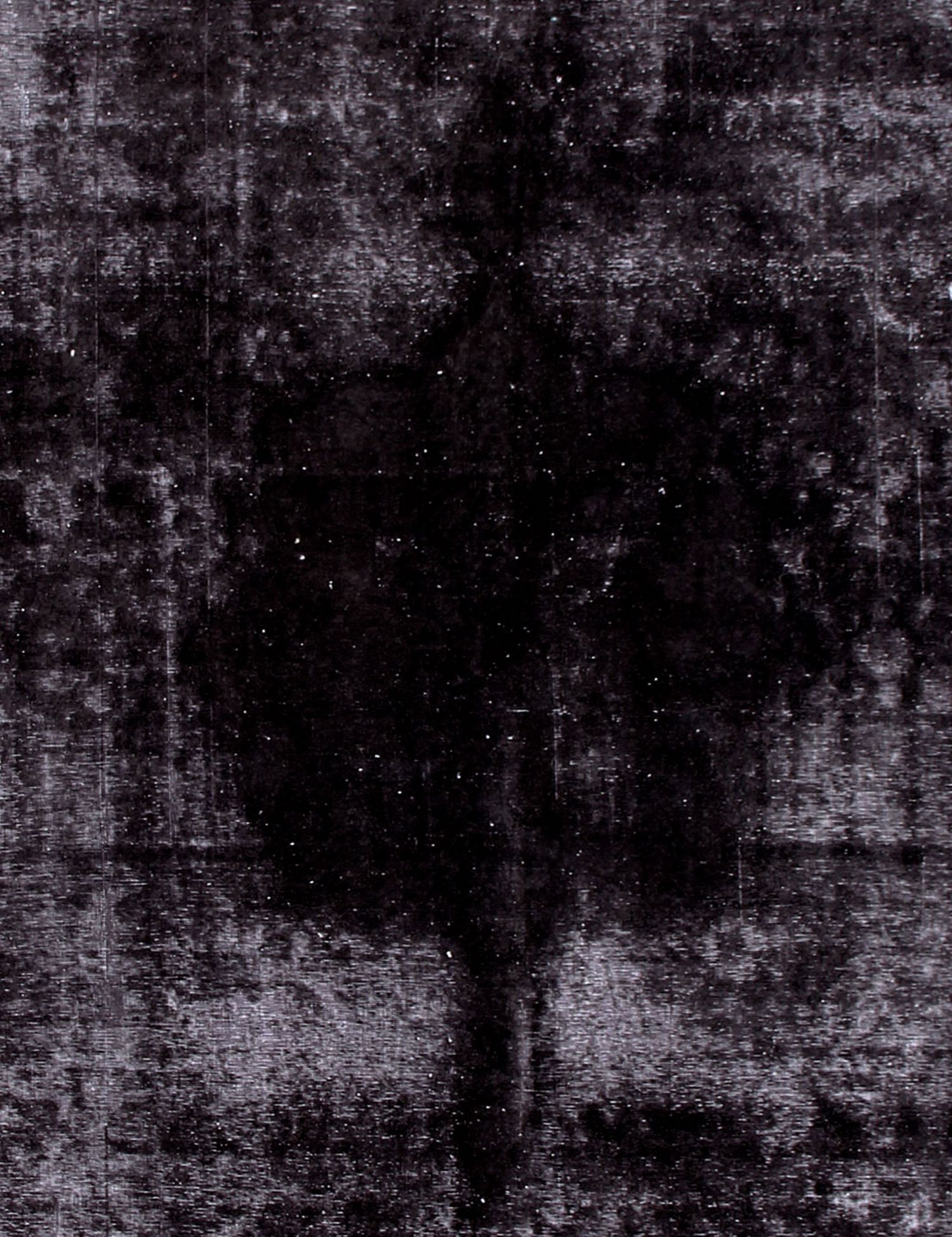 Persischer Vintage Teppich  schwarz <br/>290 x 290 cm